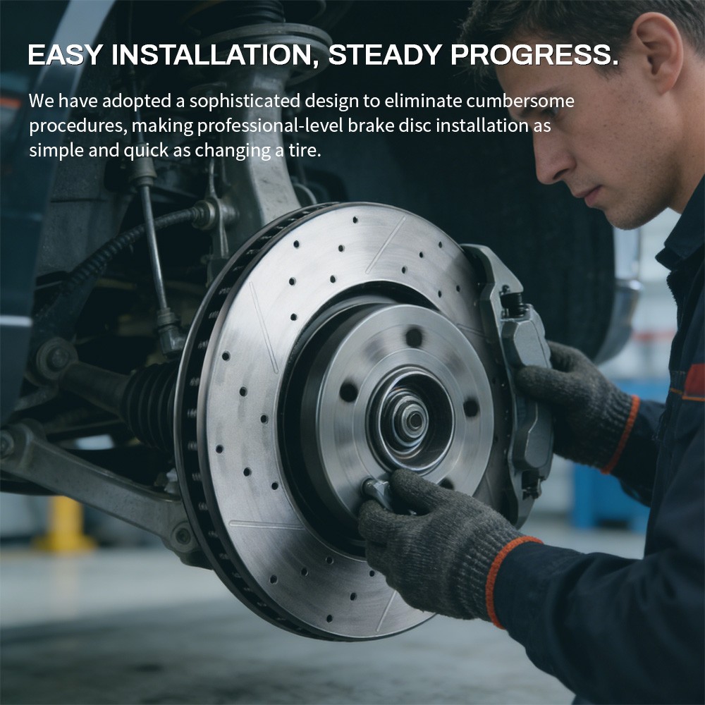 Front Rear Brake Disc Rotors &Ceramic Brake Pads For 2002 2003 2004 Toyota Camry