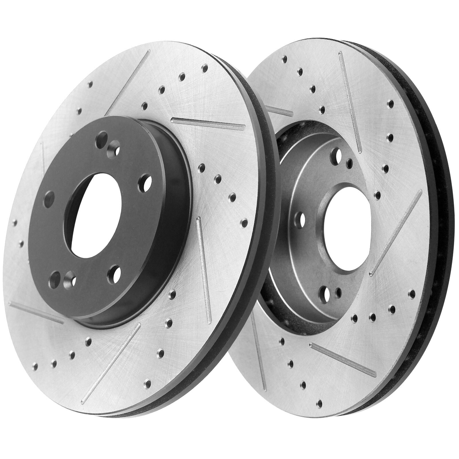 For Kia Optima 2011 2012 2013 2014 2015 2016 2pcsFront Drilled Disc Brake Rotors