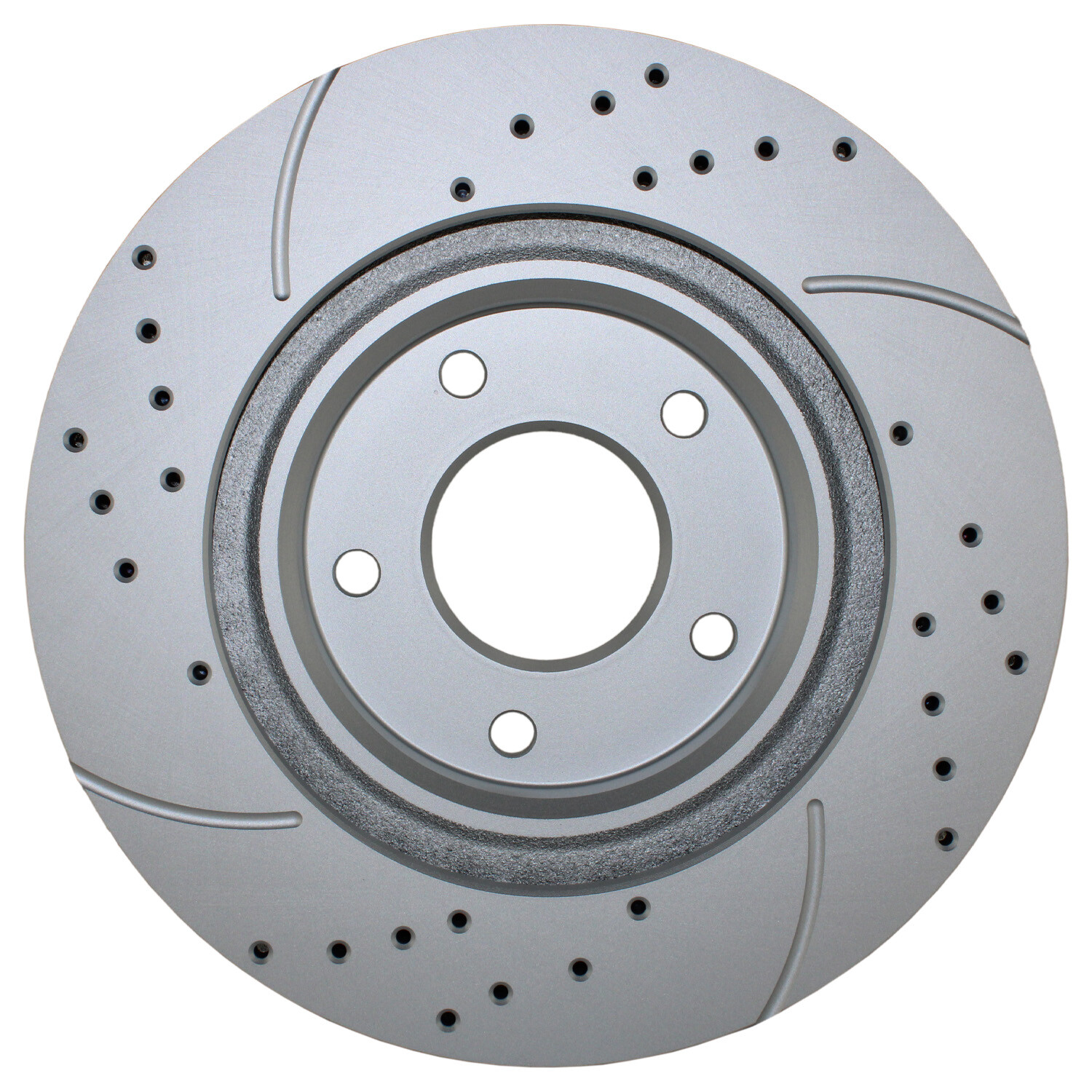 Bison Performance Pair Front Drilled 294mm Brake Rotors for Chrysler Dodge Jeep