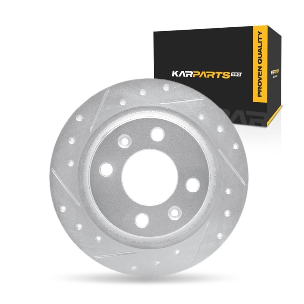 For Saab 9000 1990-1998 Brake Rotor | Silver | 9 mm. / 0.35in. Nominal Thickness