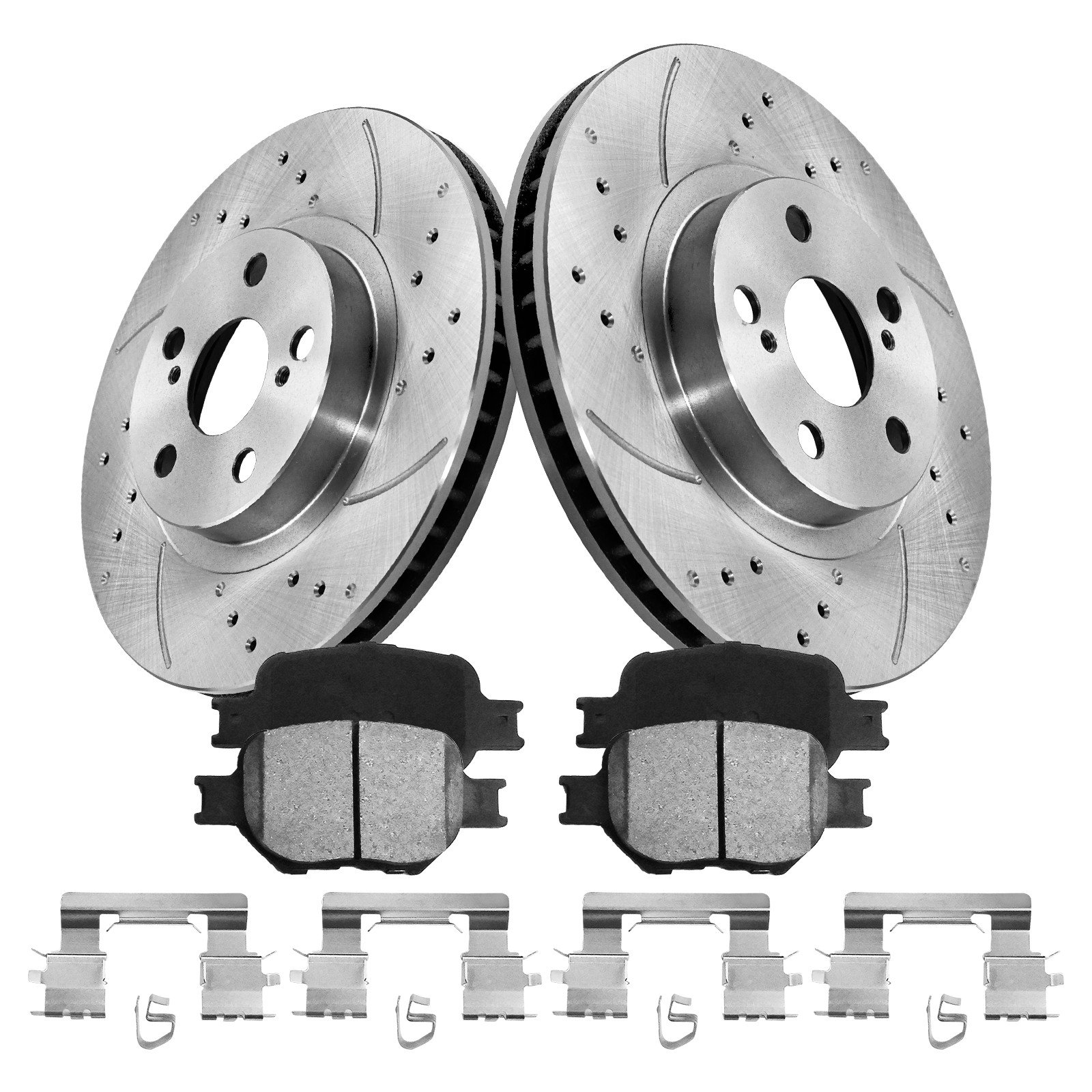 Front Disc Brake Rotors Brake Pad for 2000-2005 Toyota Celica 2005-2010 Scion tC