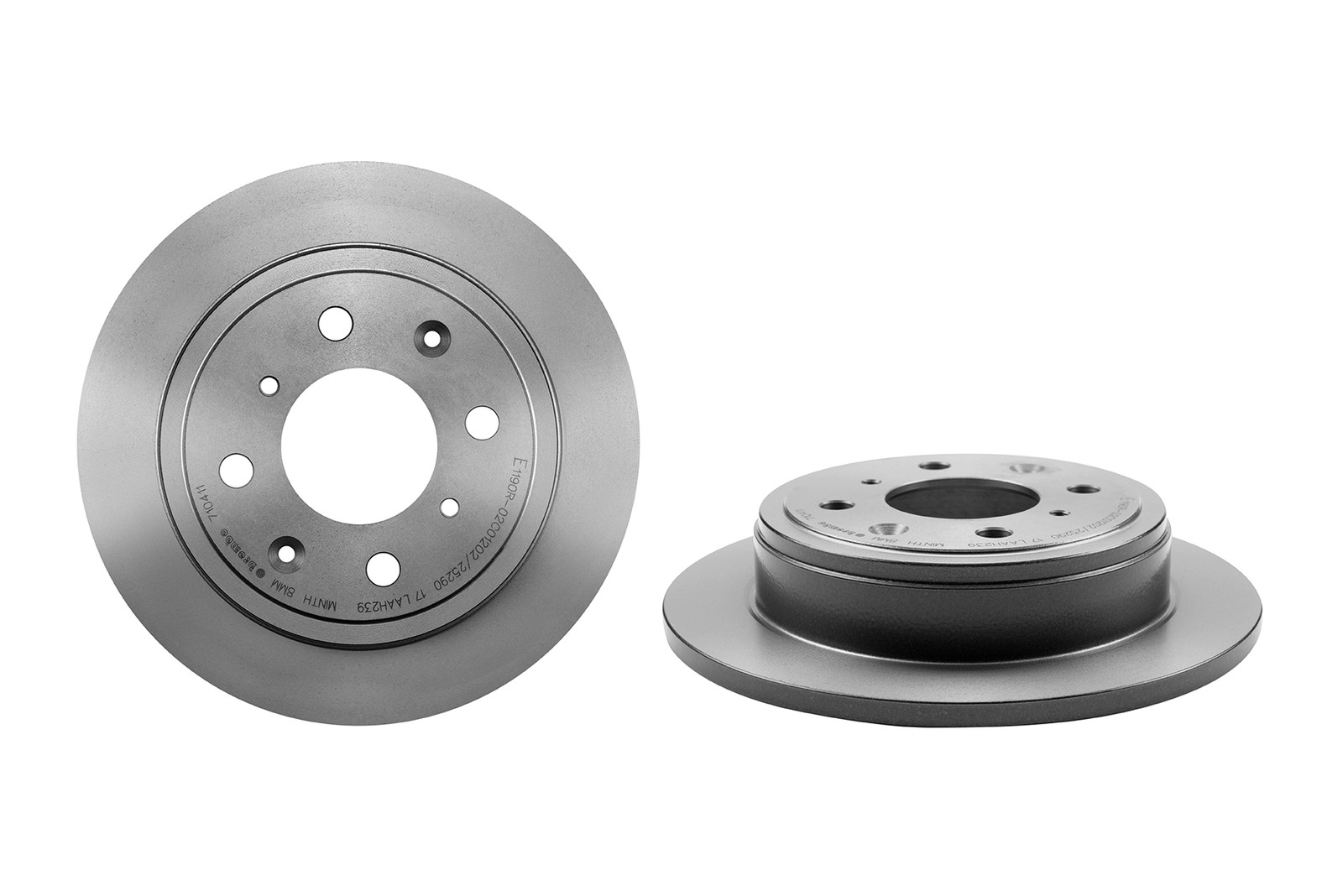 Brembo Rear Left or Right Coated Solid 239mm Brake Disc Rotor For Honda Acura