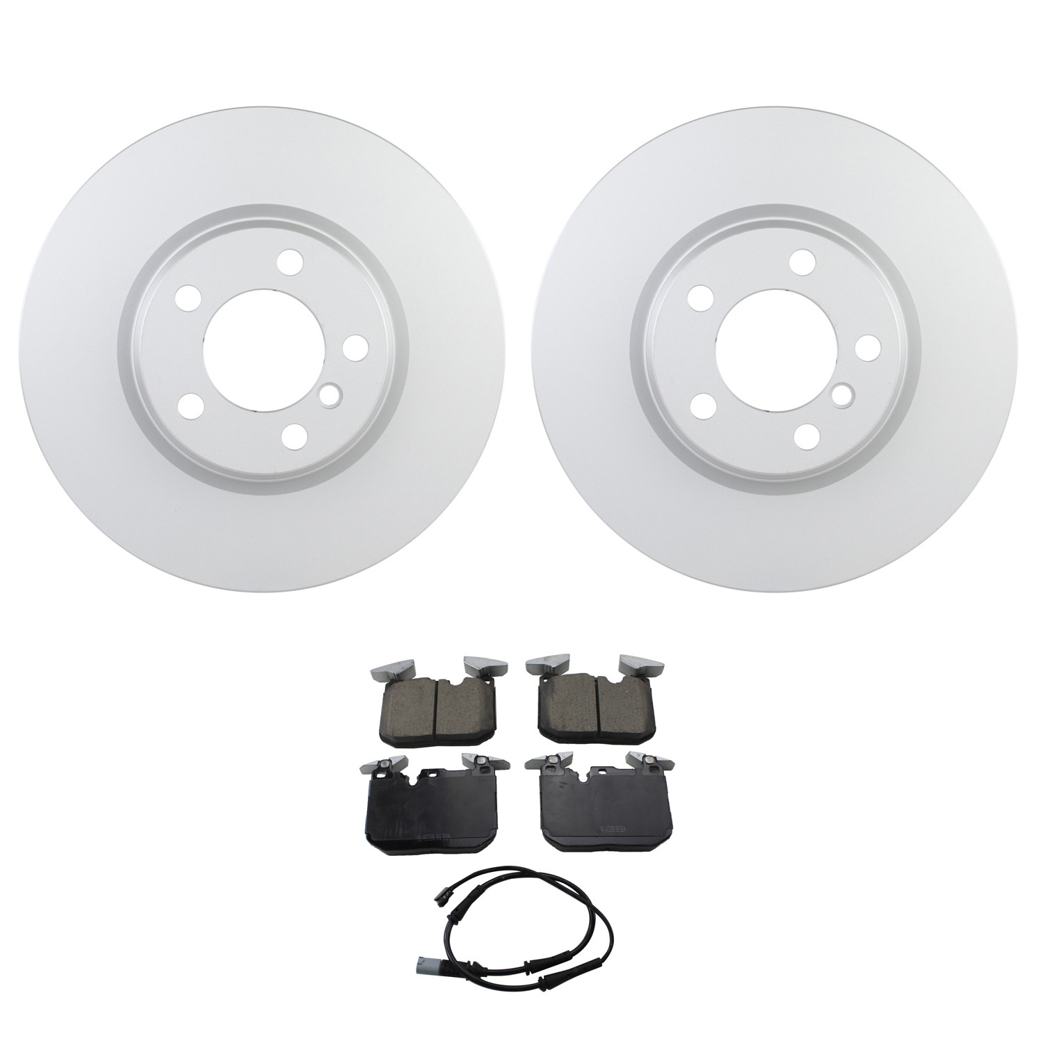 Bosch QuietCast Front Rotors Akebono EURO Ceramic Brake Pad Kit For BMW F30 330e