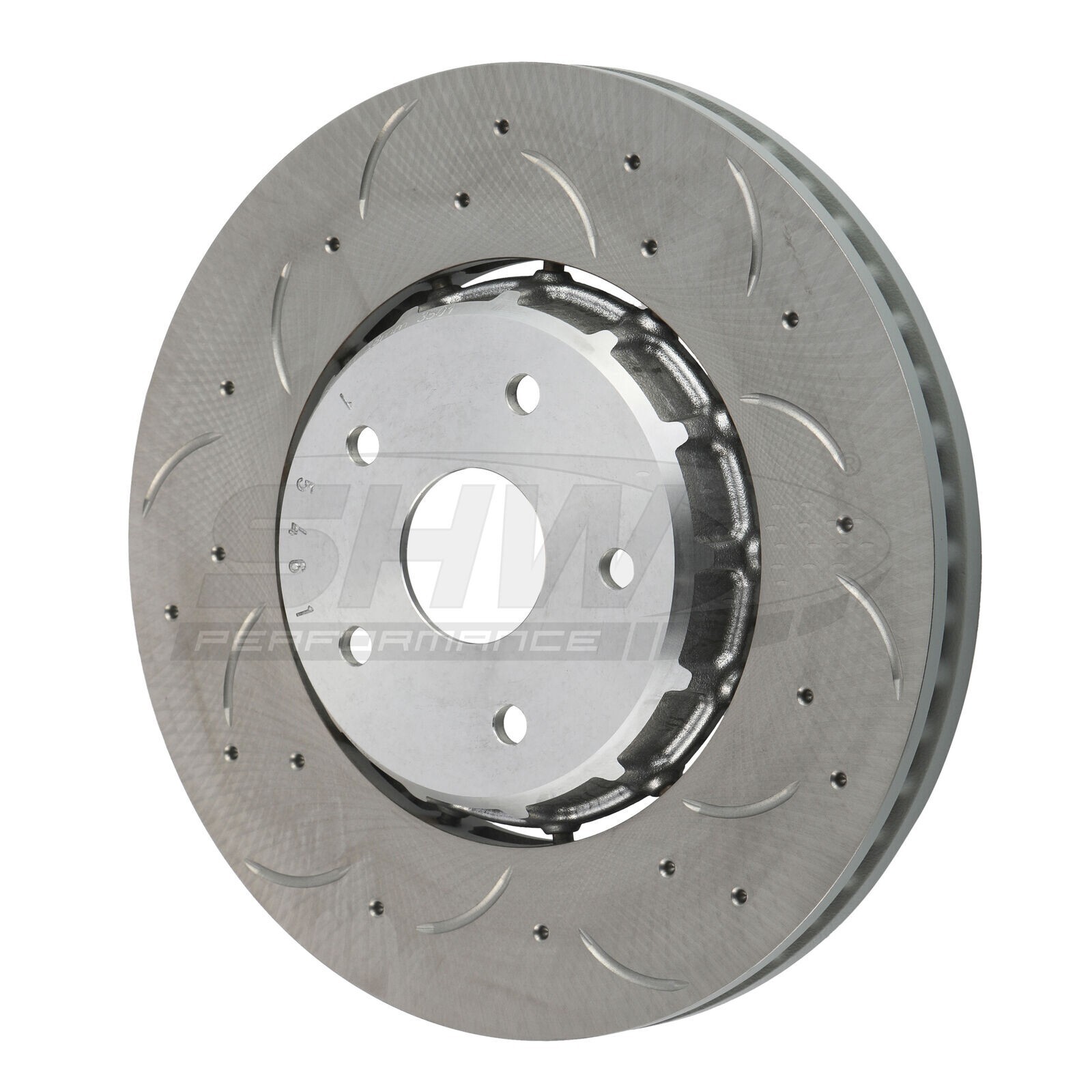 SHW Performance Front Drilled 326mm Disc Brake Rotor for Subaru Impreza WRX STI