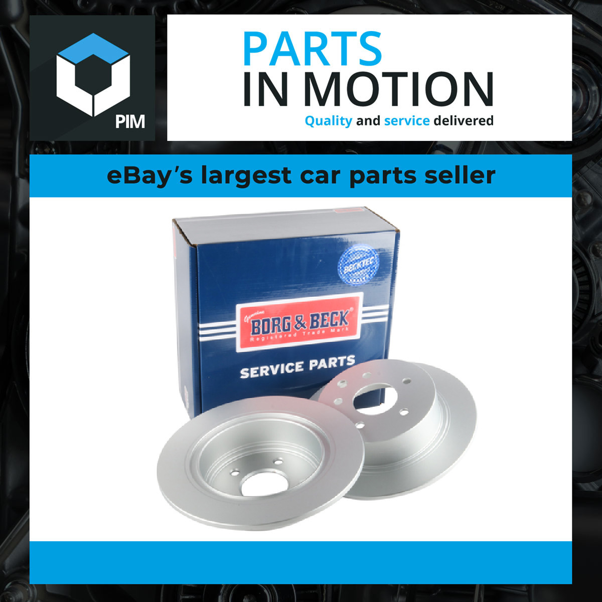 2x Brake Discs Pair Solid Rear 292mm BBD4670 Borg & Beck Set 432069W100 Quality