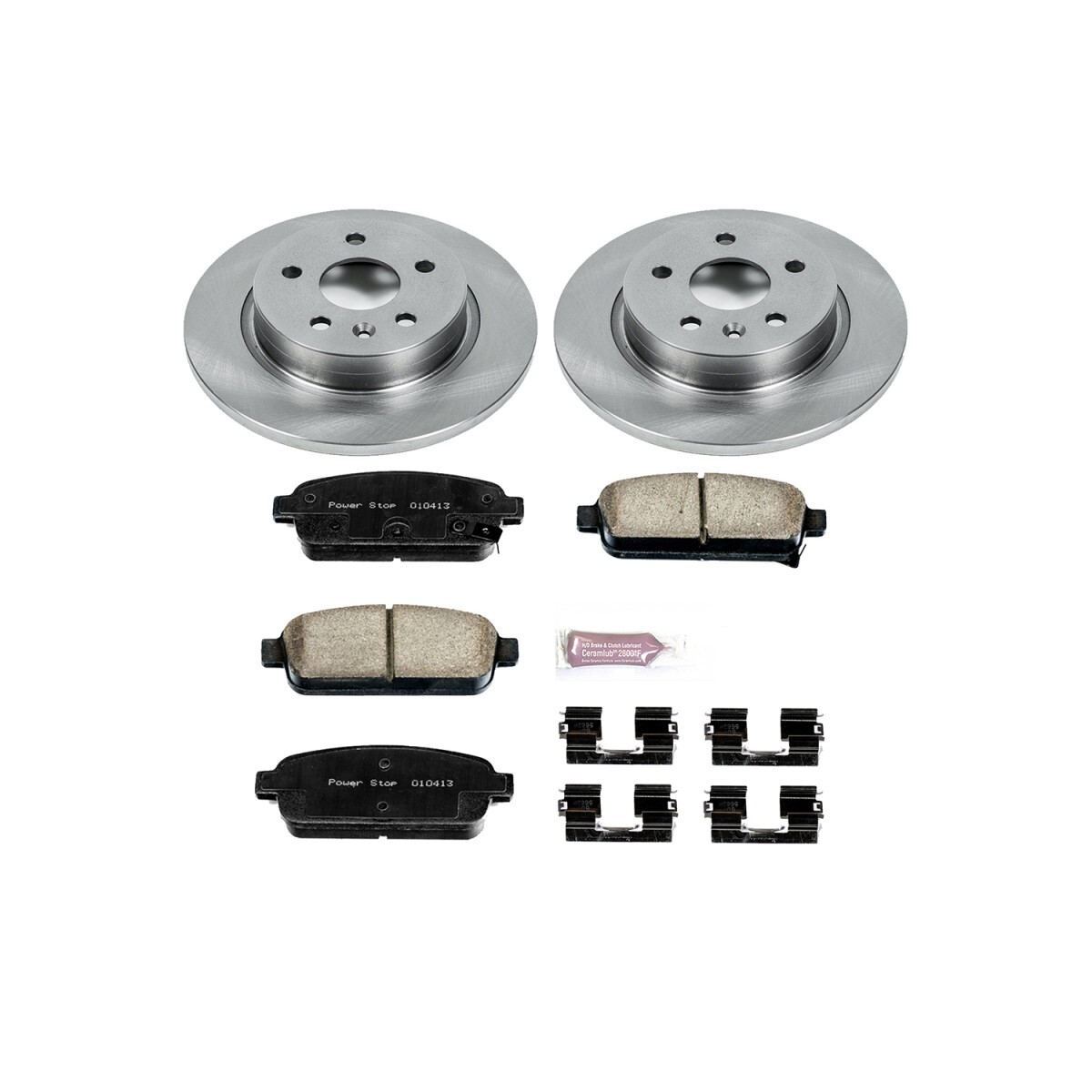 KOE6792 Powerstop Brake Disc and Pad Kits 4-Wheel Set Front & Rear for Encore