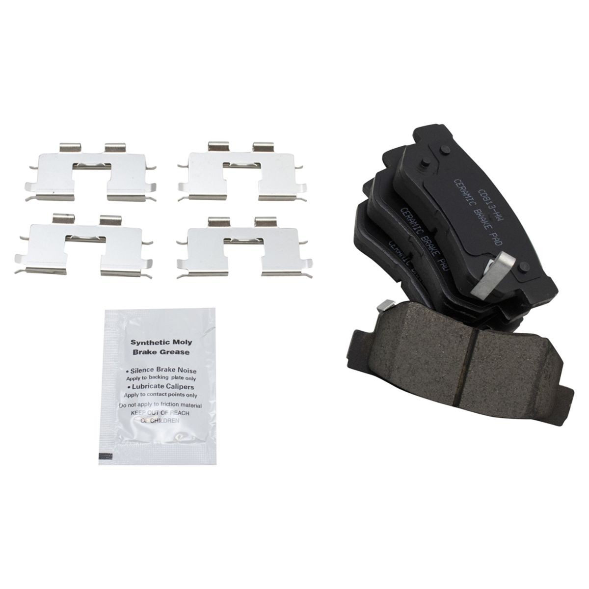 TRQ Brake Pads & Rotors Cleaner & Fluid Kit Fits 2004-2006 Kia Amanti