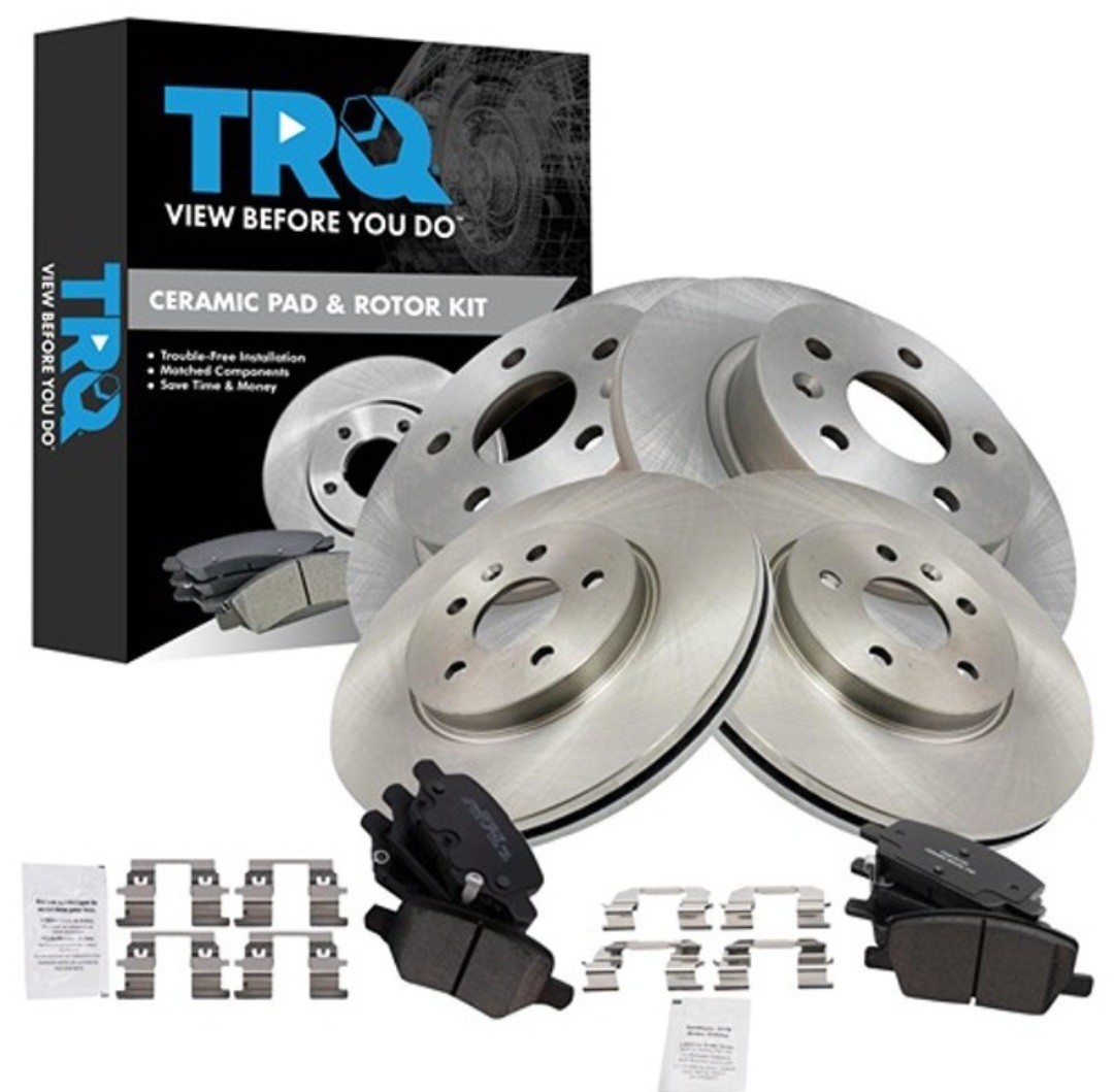 Front & Rear Brake Rotors + Ceramic Pads for 2018-2022 Buick Encore Chevy Trax