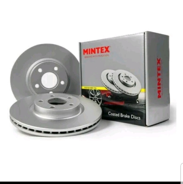Rear Brake Discs Set L/R Fits VW Mintex MDC1525C