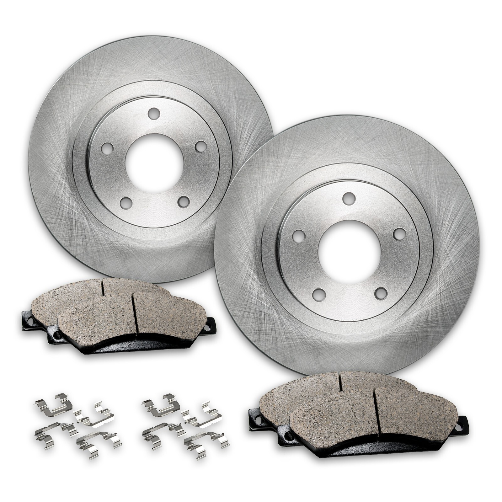 Front Brake Rotors + Ceramic Pads for 1996-1998 1999 Audi A4 Quattro