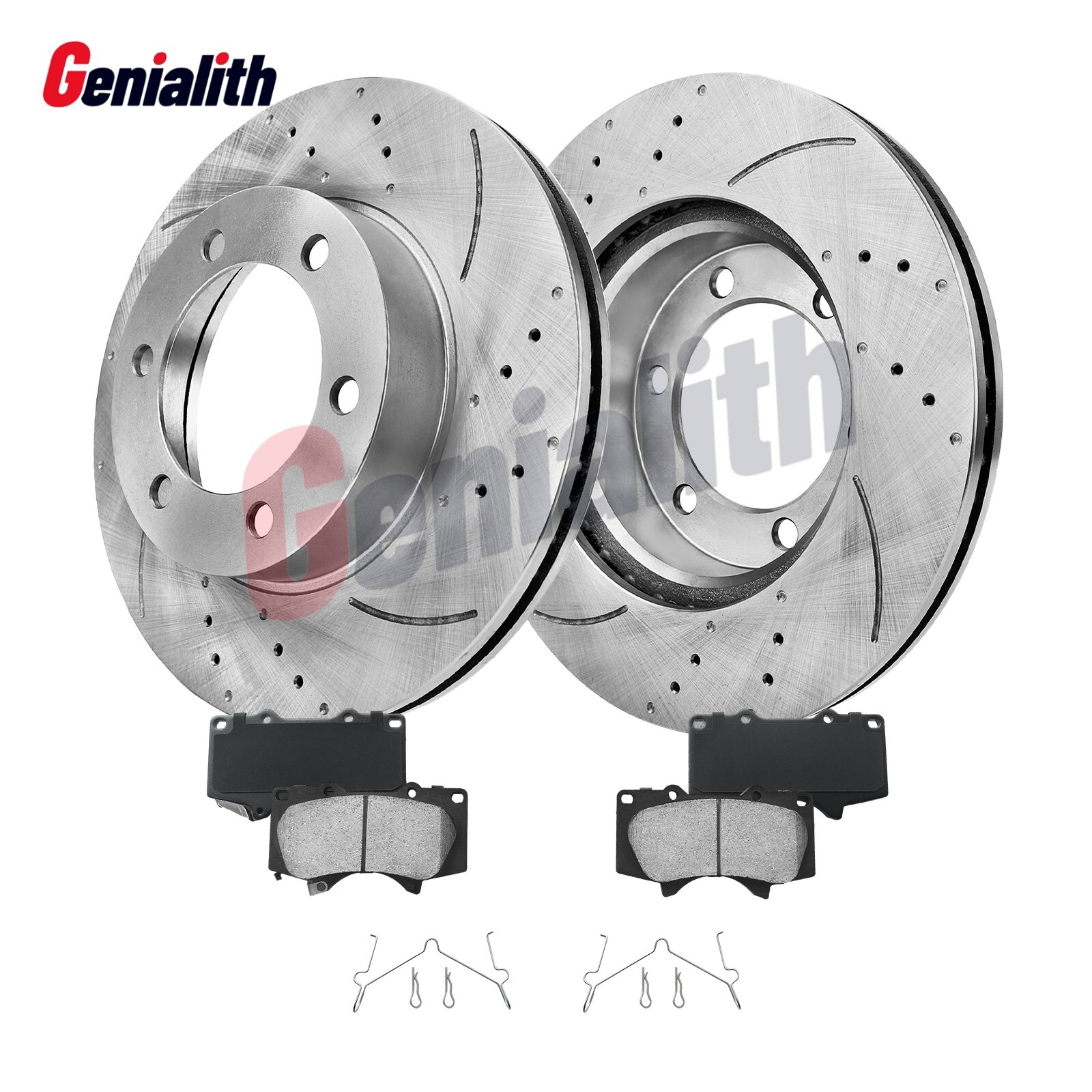 For Toyota Sequoia 2001 – 2007 Front Disc Rotors + Ceramic Brake Pads 319mm