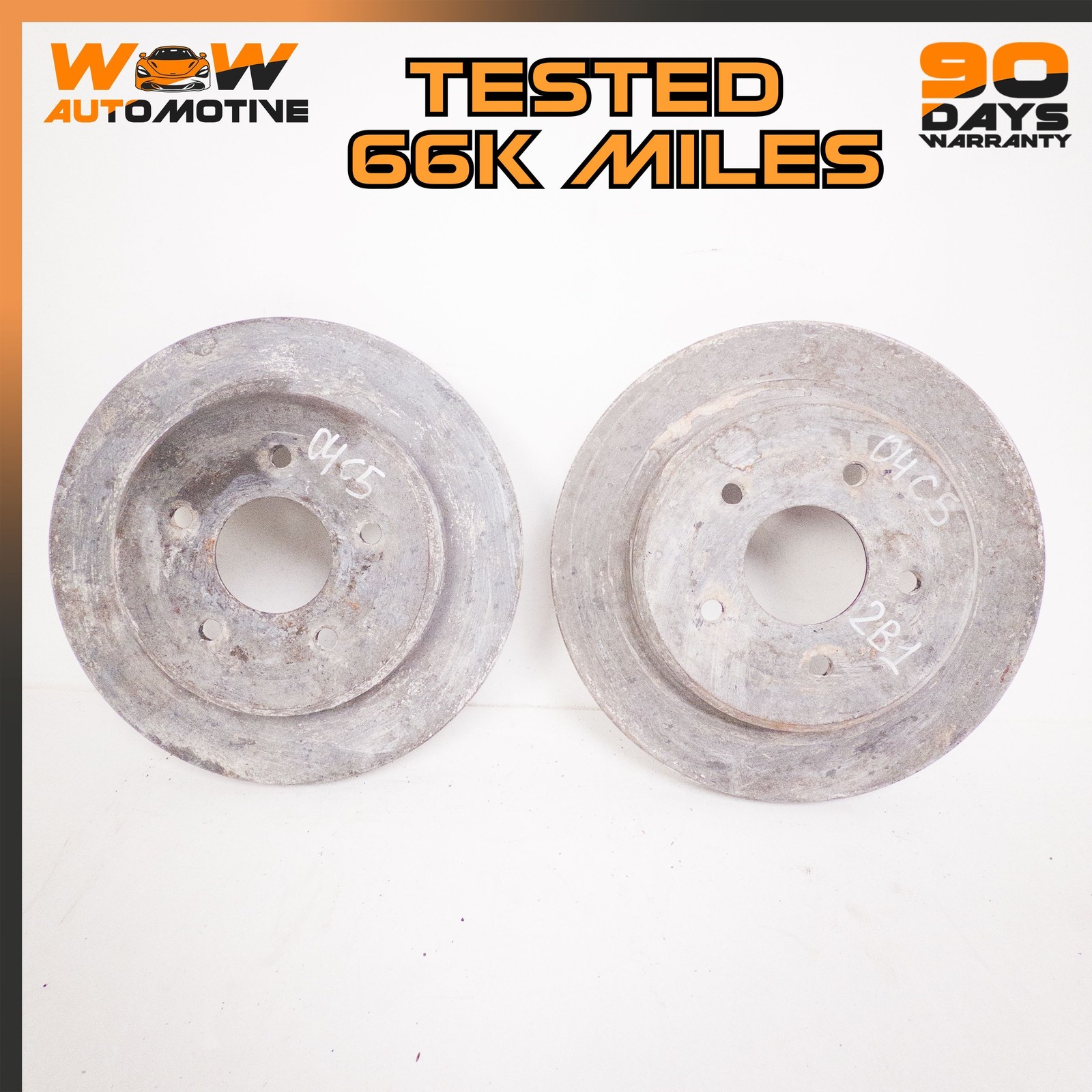 97-04 CHEVROLET CORVETTE C5 FRONT RIGHT LEFT DISC BRAKE ROTOR PAIR SET OEM