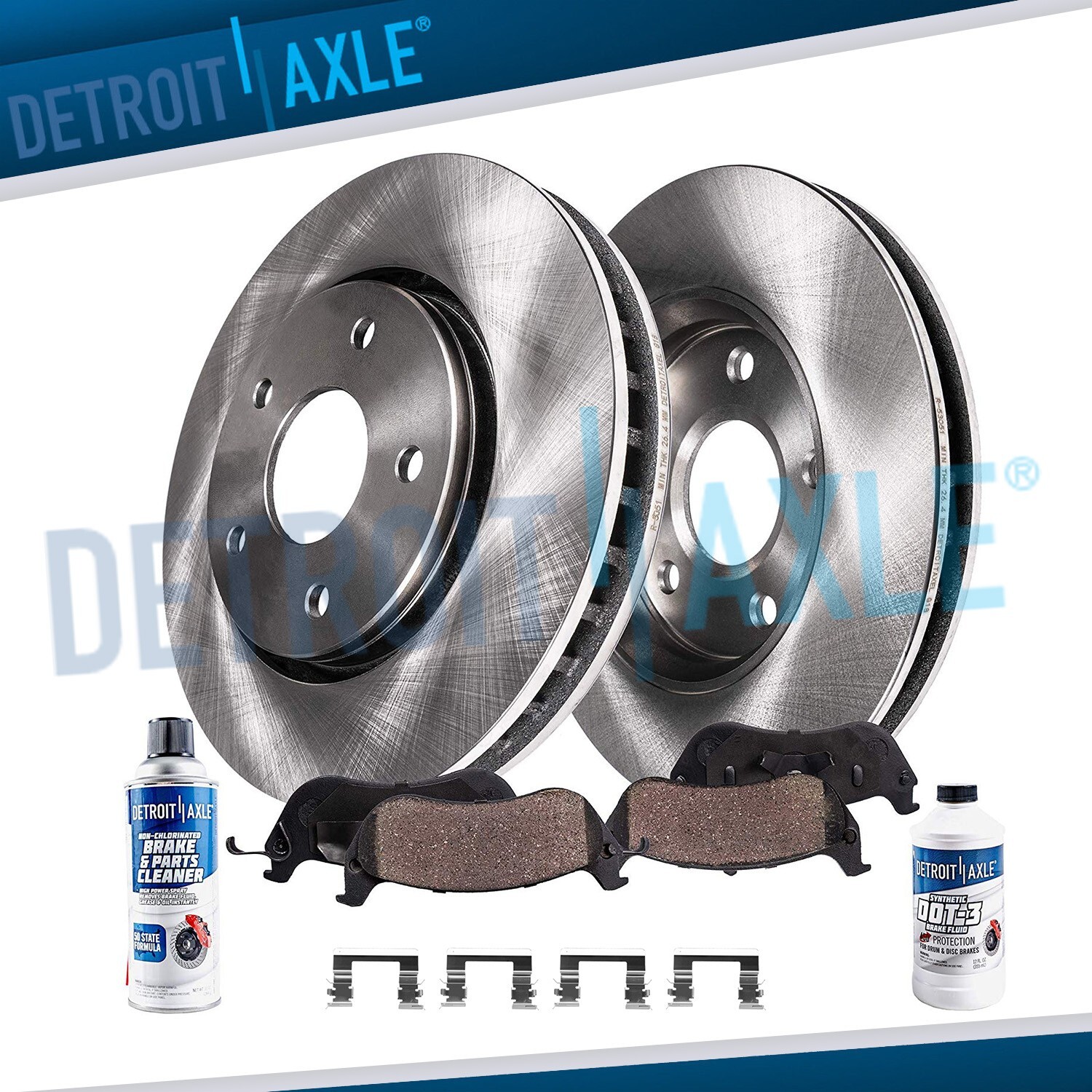 Front Brake Rotors + Ceramic Pads for 2006 – 2011 Buick LuCerne V8 Cadillac DTS