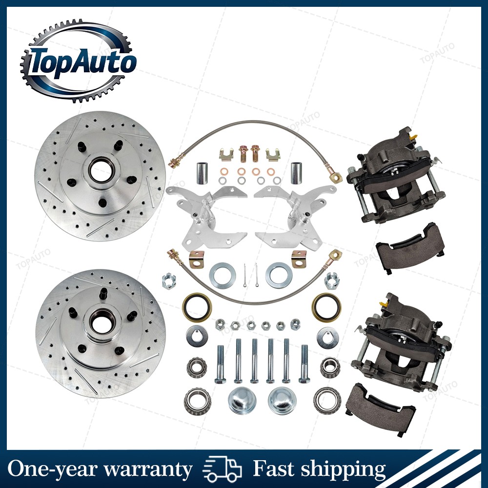 11 Inch Disc Brake Conversion Kit For 1954 1955-1957 Ford Farilane Victoria New