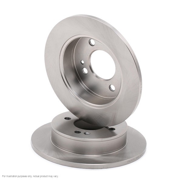 2x APEC Rear Brake Discs For HYUNDAI i10 II (BA, IA) 1.2 2013-19 SDK6842