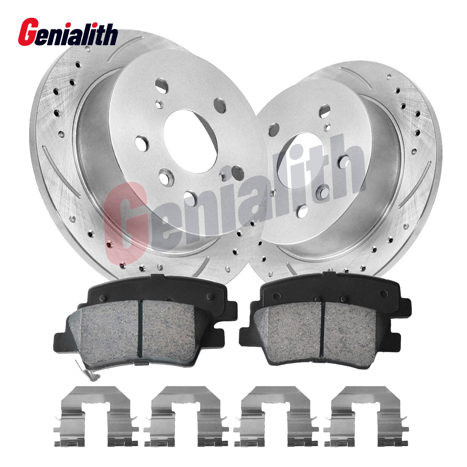 10.31 inch Rear Disc Brake Rotors Ceramic Pads for 2010 2011 2012 2013 Kia Soul