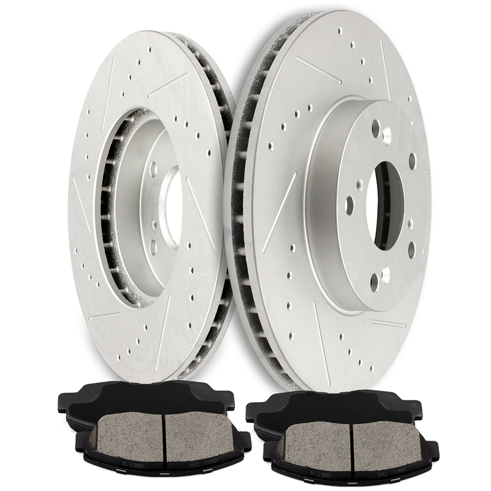 Drilled Front Brake Pads And Rotors Discs For Honda Accord 1998 – 2002
