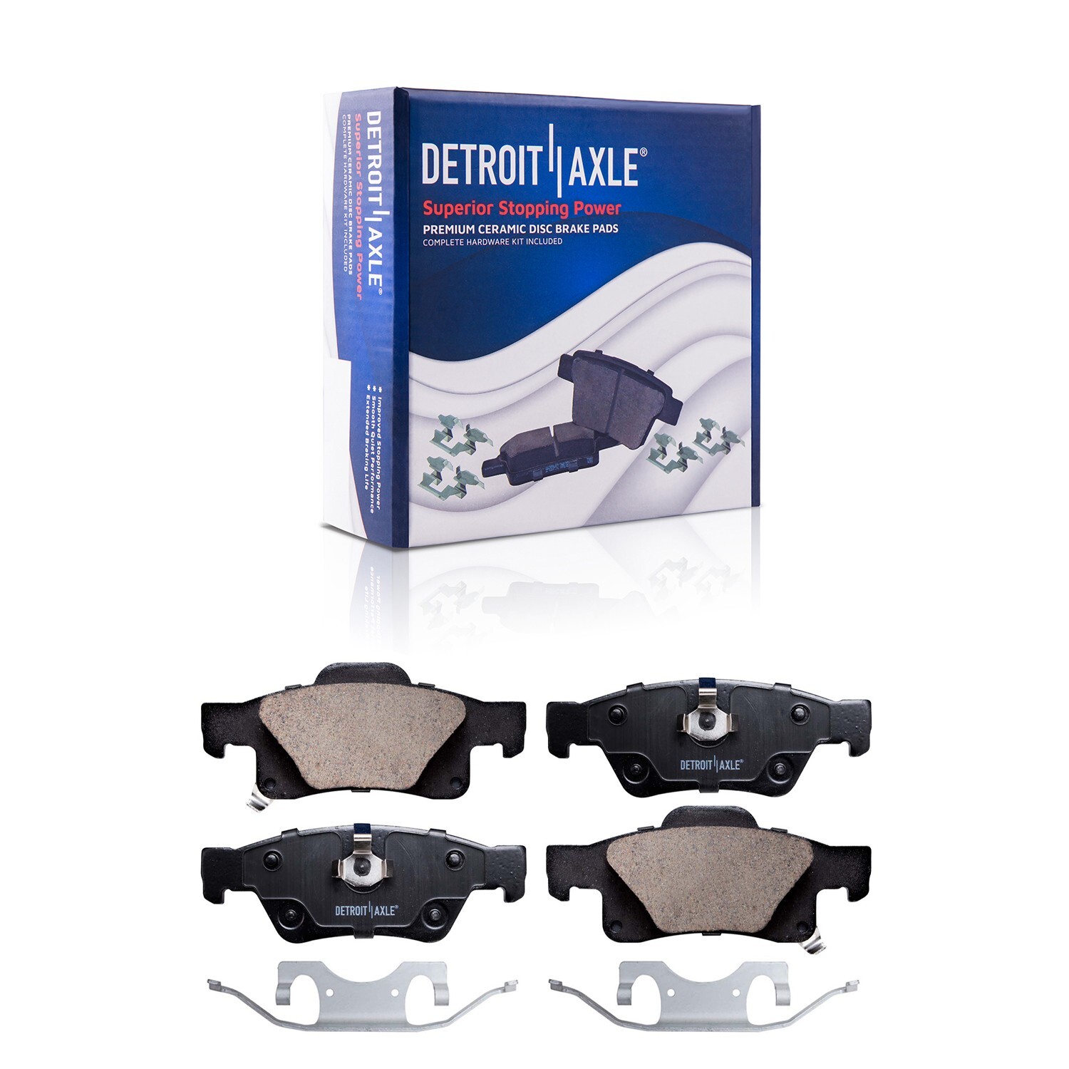 Front Rear Drilled Disc Rotors Brake Pad for 2011 – 2018 Durango Grand Cherokee