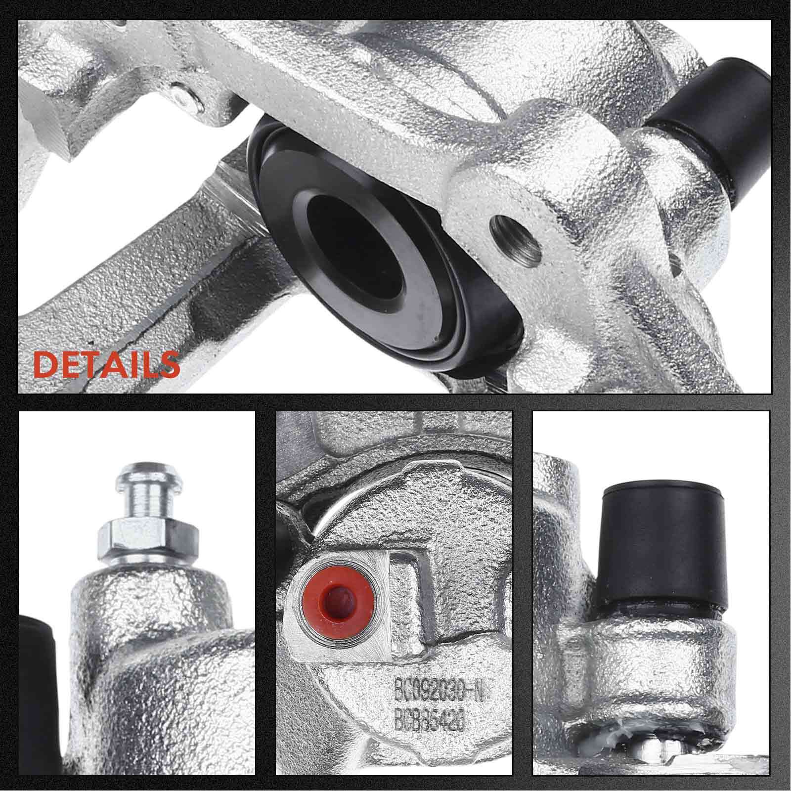 Drilled Rotor & Pads + Calipers for Dodge Durango 11-17 Jeep Grand Cherokee Rear