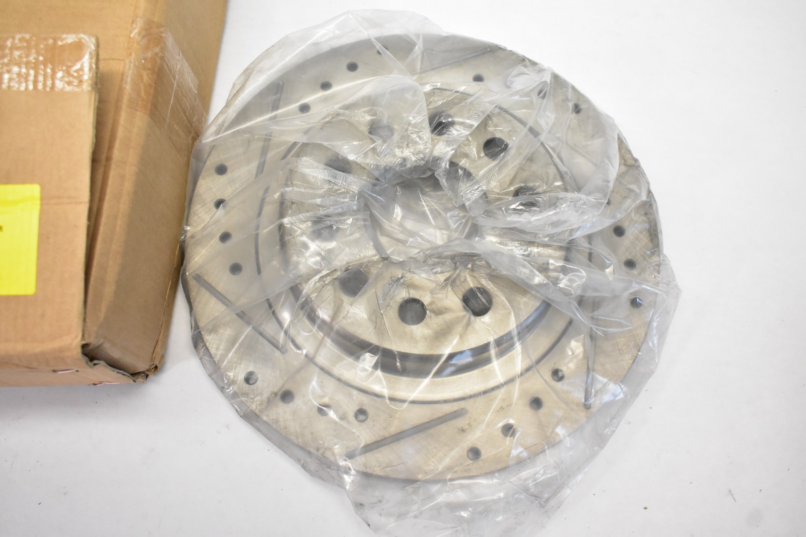 Left & Right Rear Disc Brake Rotors X62145L & X62145R 12″ Slotted/Drilled Set