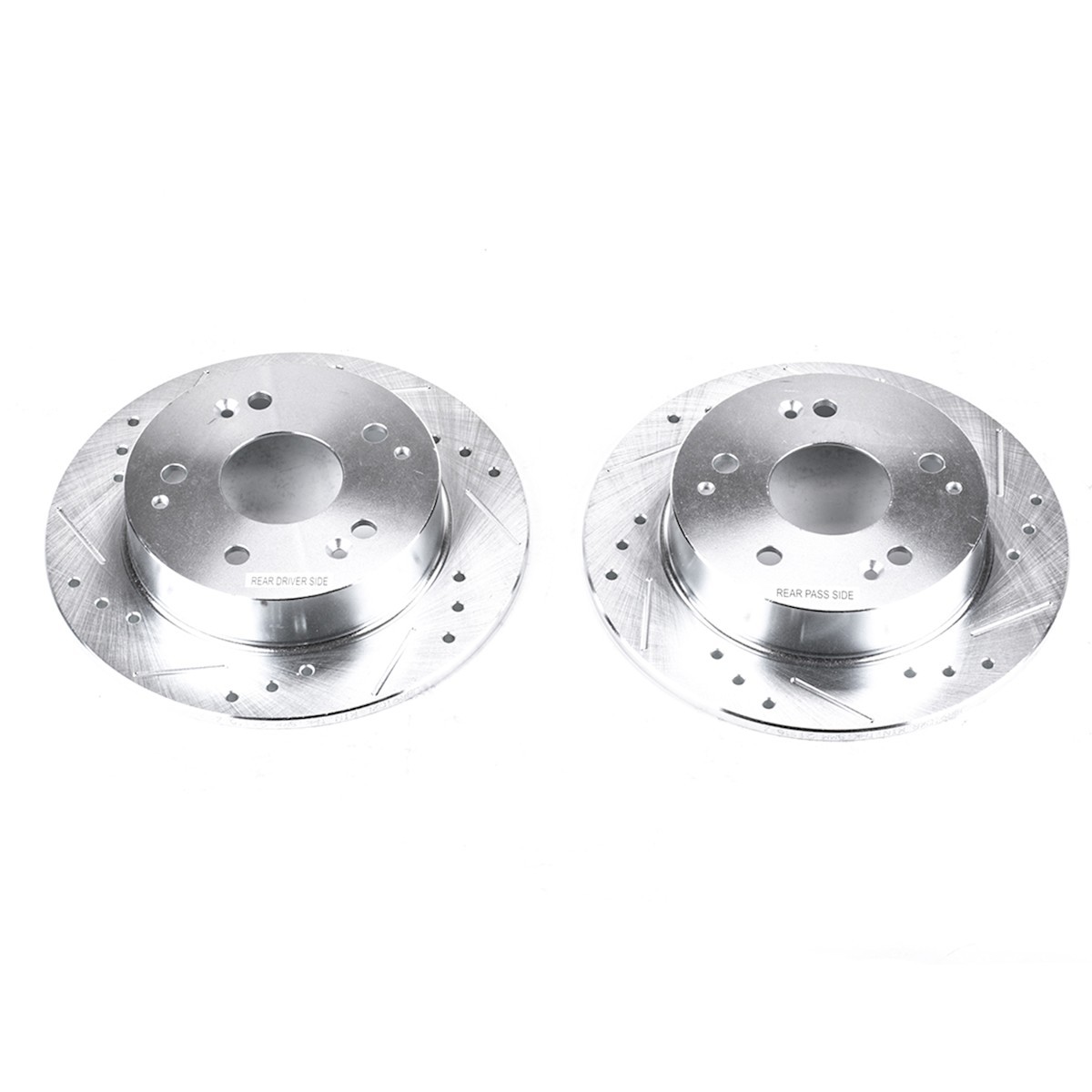 JBR910XPR Powerstop 2-Wheel Set Brake Discs Rear Coupe Sedan for Acura RSX Civic