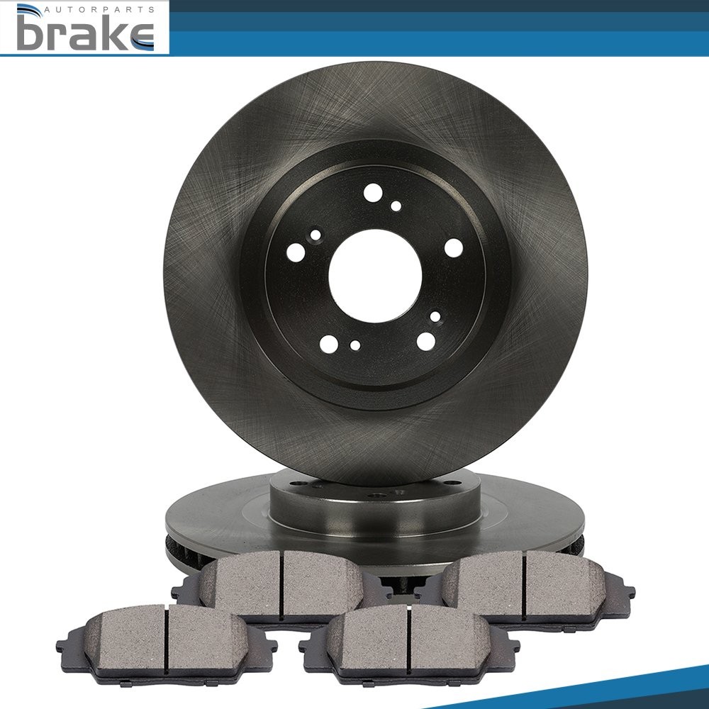 For ACURA CSX 2007 2008 – 2010 Type-S Front Brake Rotors Discs And Ceramic Pads