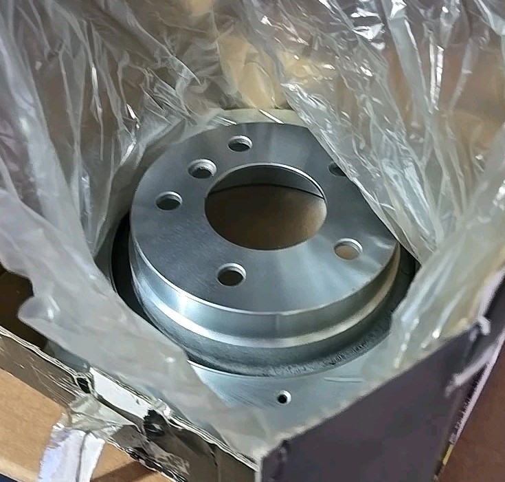 Dynamic Friction Company 631-31047R Brake Rotor Drilled And Slotted Silver