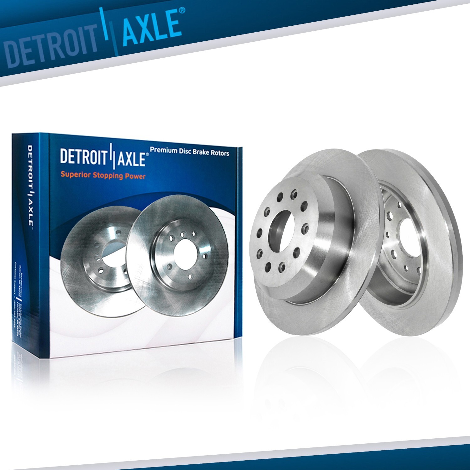 12.91 inch (328mm) Pair Rear Disc Brake Rotors Set for 2018 – 2025 Jeep Wrangler