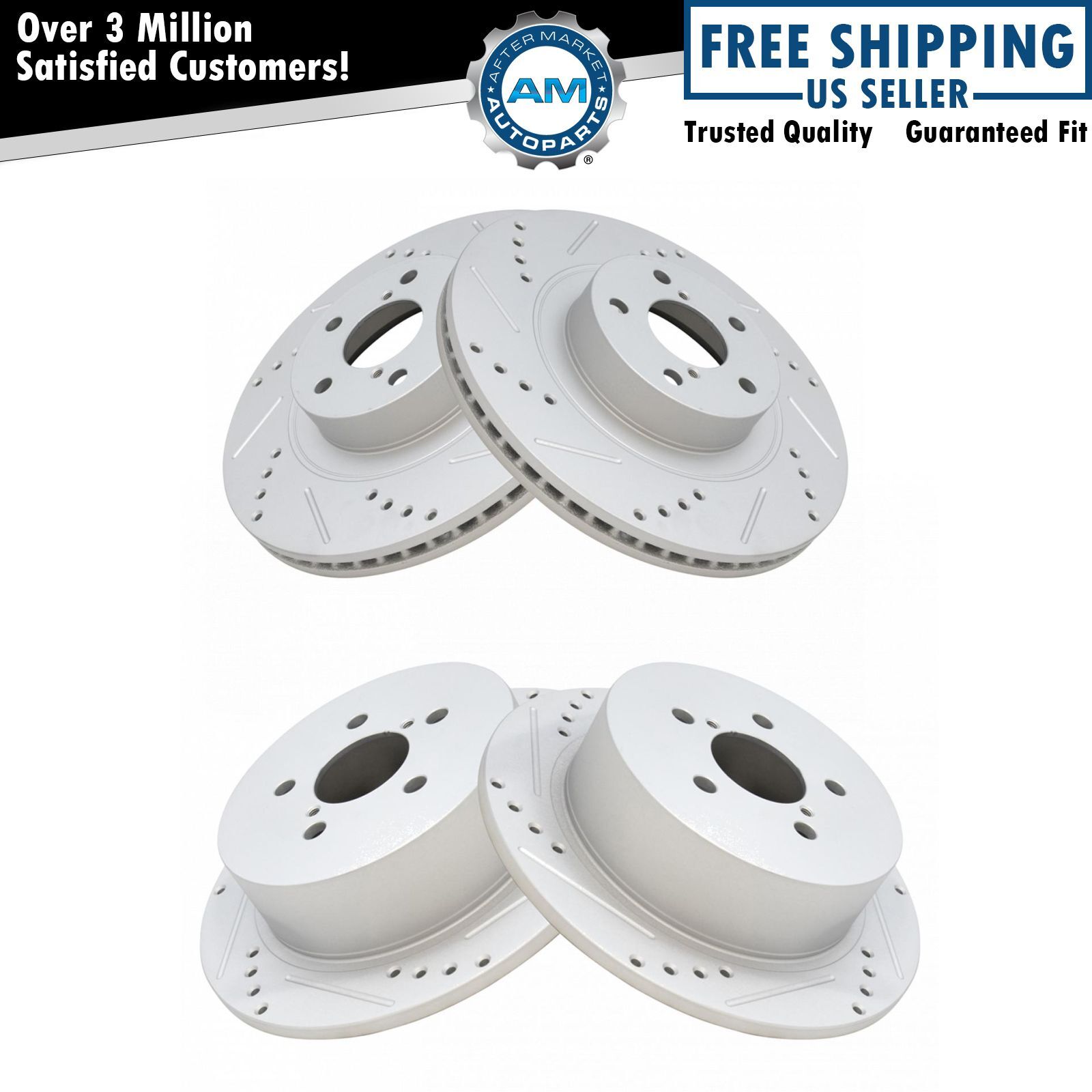 Front & Rear Brake Performance Rotor Kit for Subaru Legacy & Outback