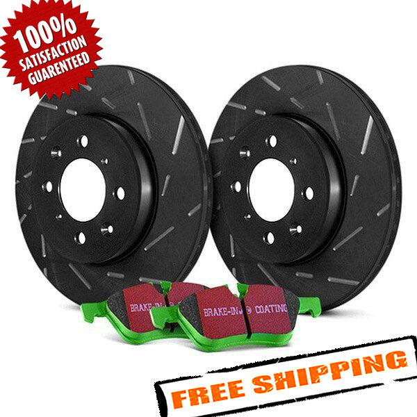 EBC S2KR2196 Stage 2 Sport Slotted Rear Brake Kit with Greenstuff Brake Pads