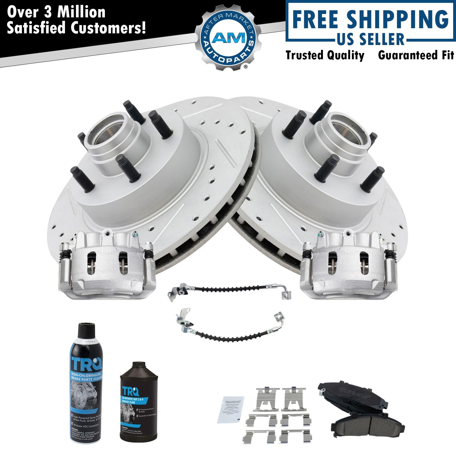 Performance Brake Pad & Rotor Kit Fits Ford Mercury