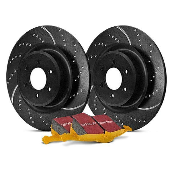EBC Stage 5 Super Street Dimpled & Slotted Rear Brake Kit for 15-19 Mini Cooper