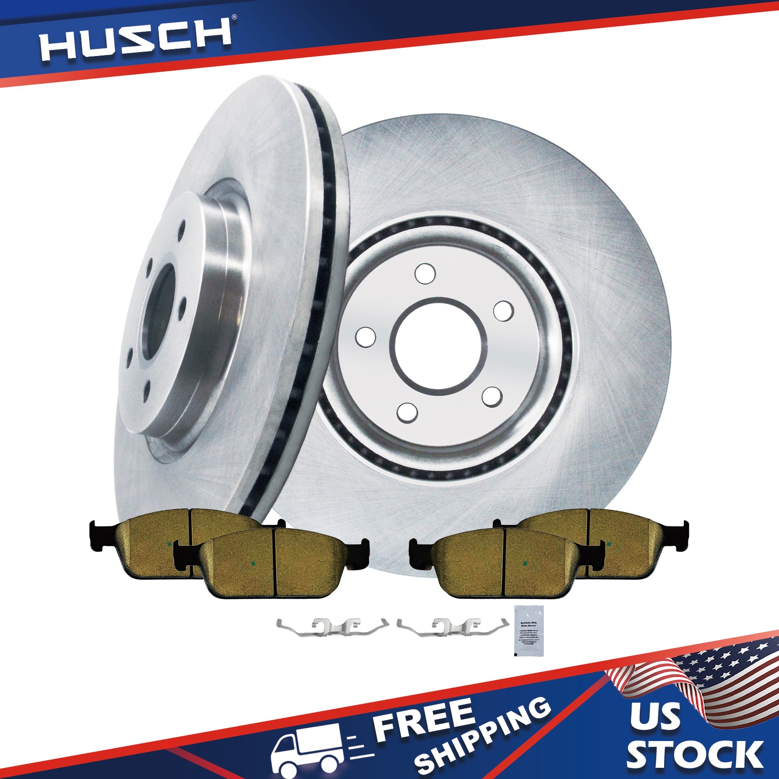 12.60 inch (320mm) Front Disc Rotors Brake Pads for Ford Escape Transit Connect