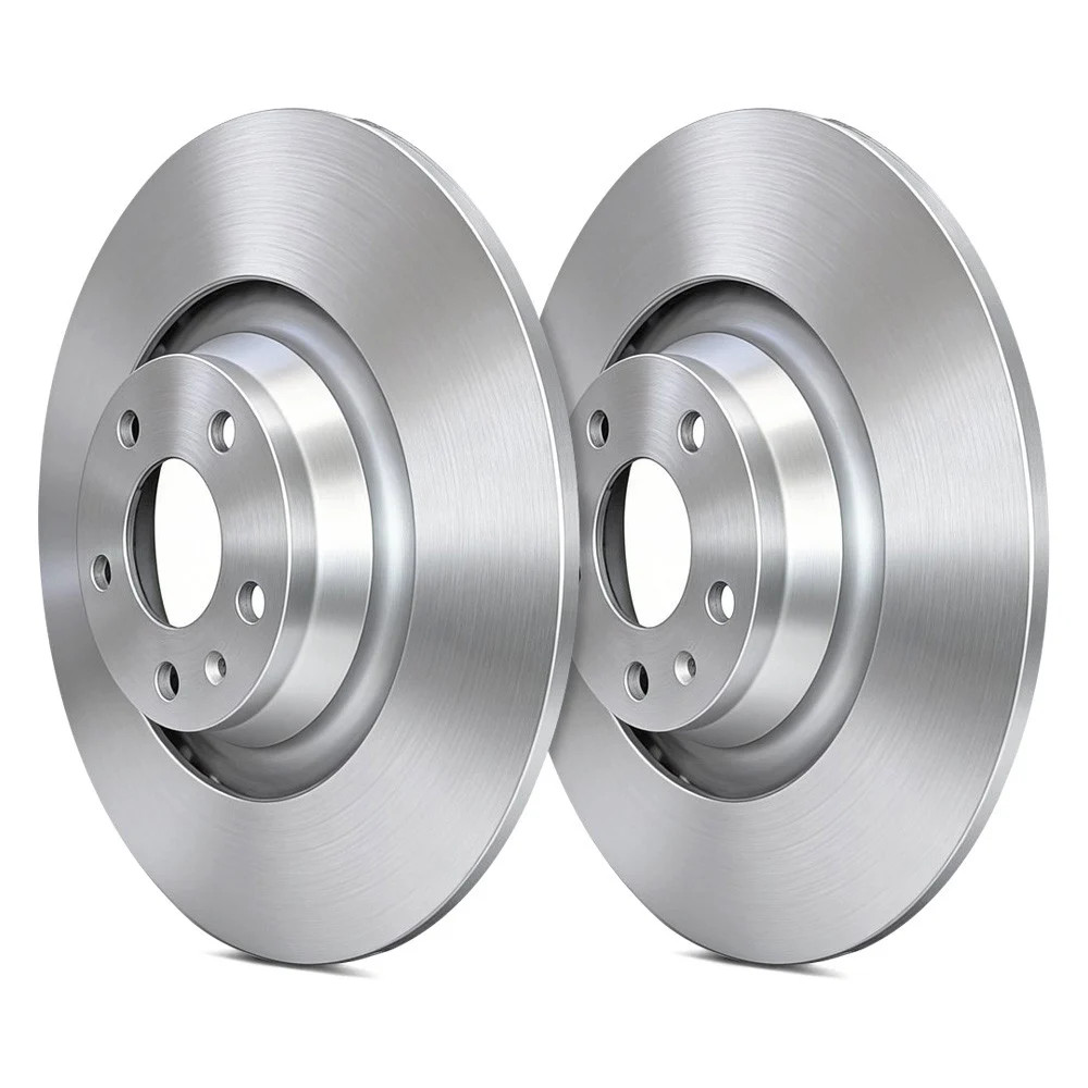 For Volkswagen Passat 98-05 Premium Plain 1-Piece Rear Brake Rotors