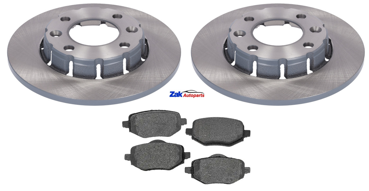 For Peugeot 2008 1.2 1.5 (Electric Handbrake) Rear 2 Brake Discs And Pads