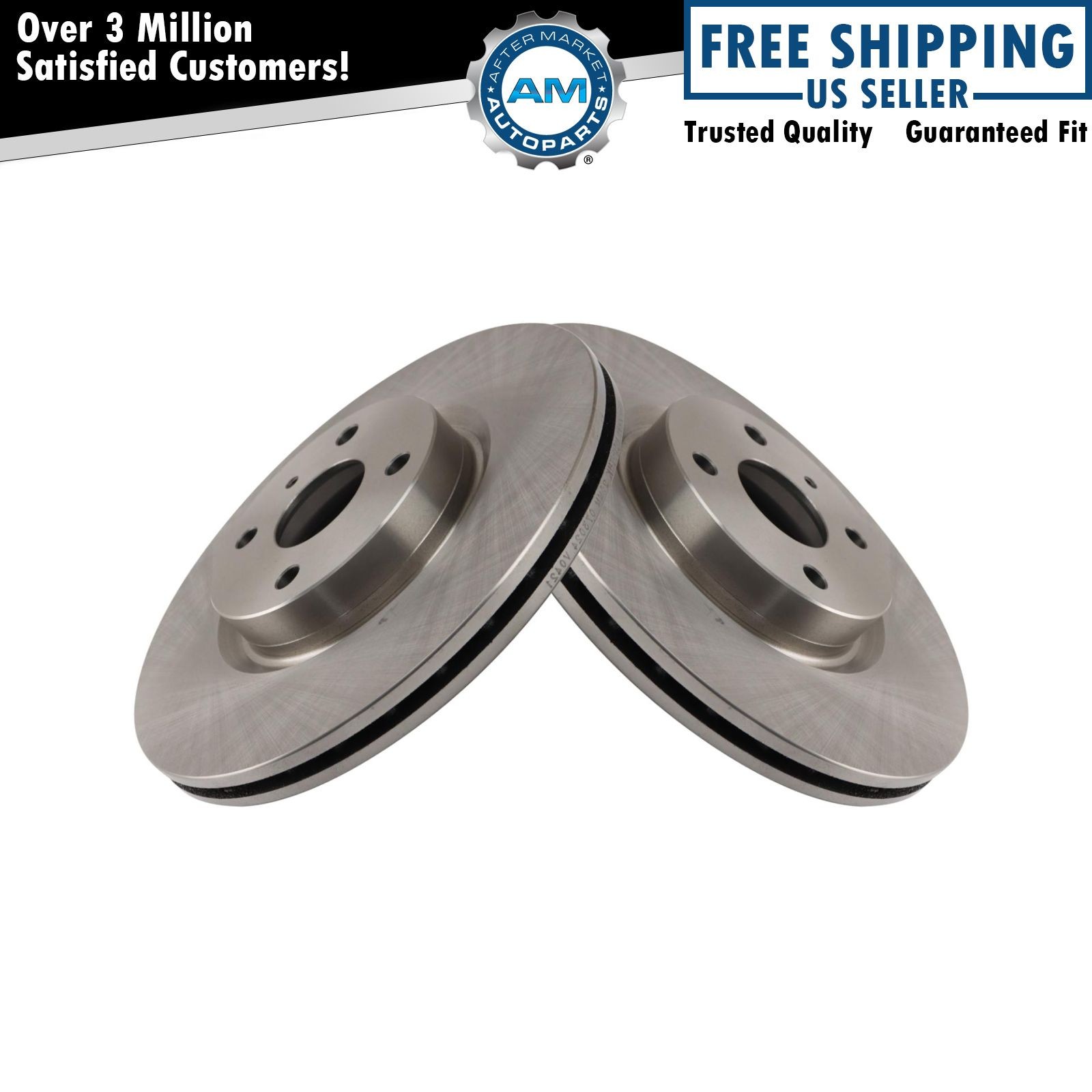 Front Brake Rotors Set For 2016-2024 Mazda MX-5 Miata
