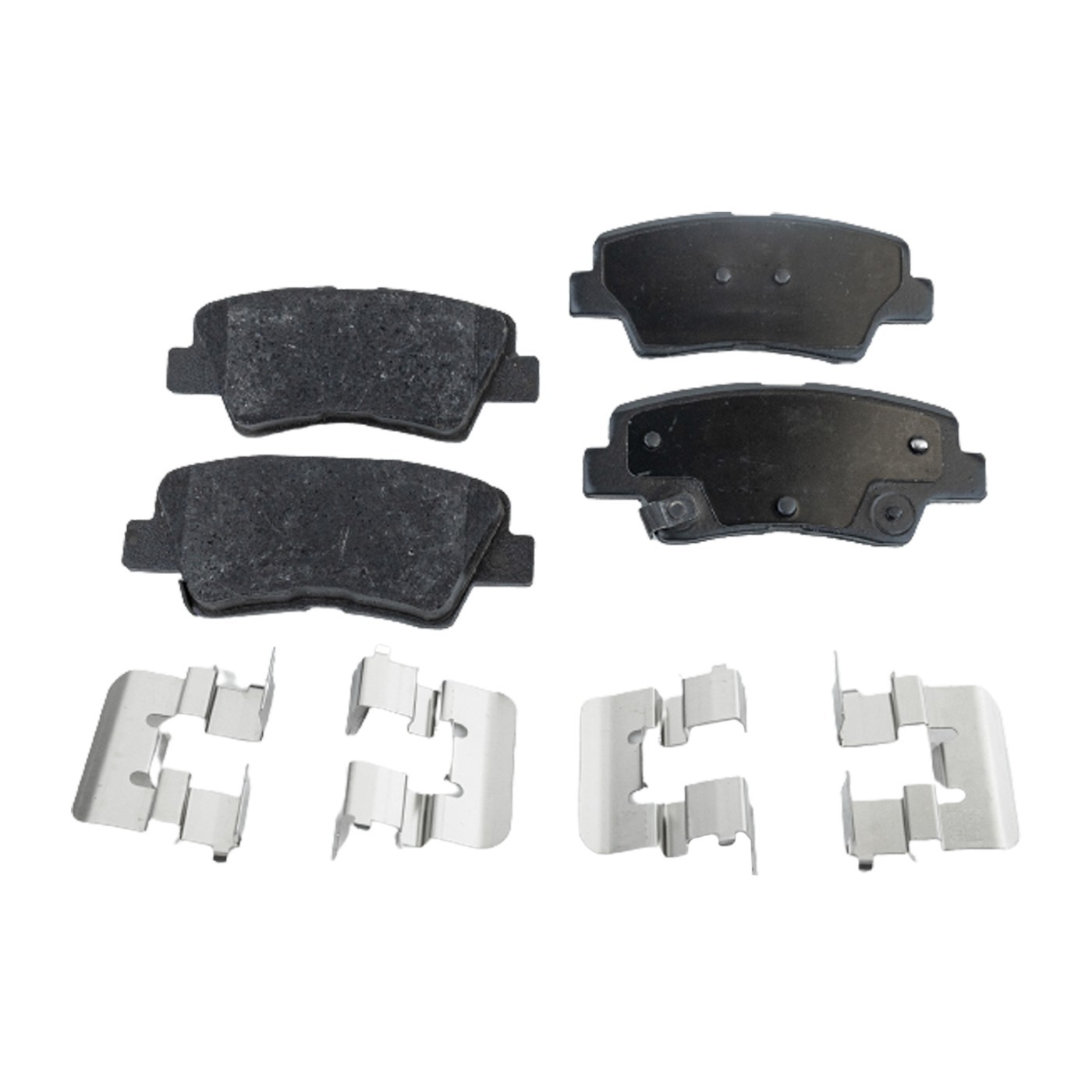 Rear Brake Disc and Pad Kit For 2014-2020 Kia Soul Organic Plain Surface