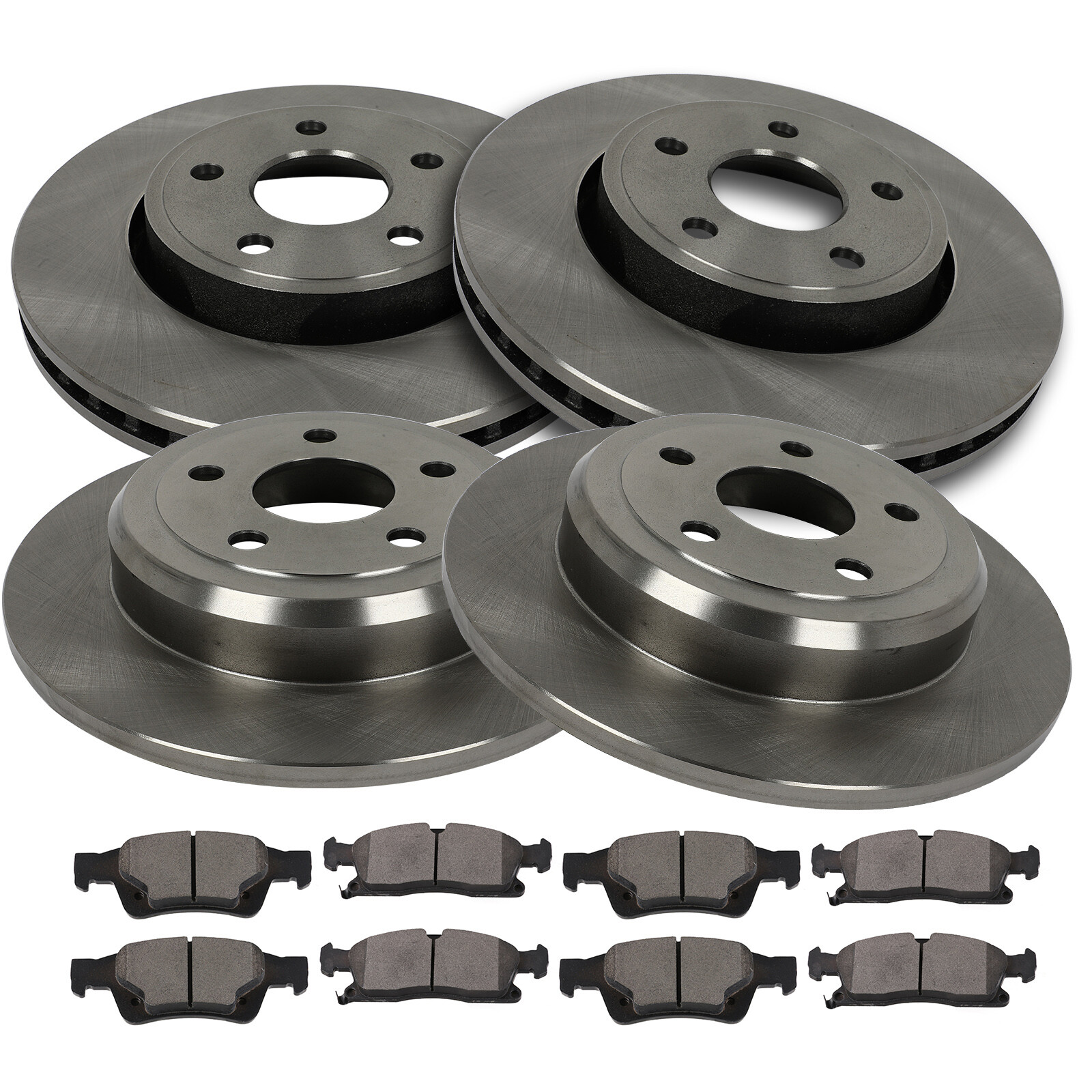 330mm Front Rear Rotors Ceramic Pads for 2011-2018 Grand Cherokee Dodge Durango