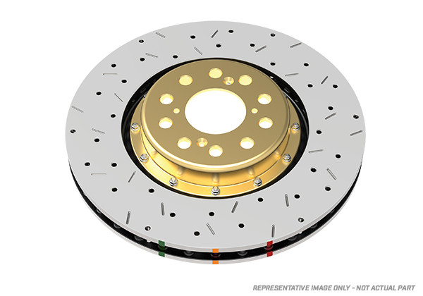 DBA for 09+ Nissan 370Z Sport / Infiniti G37 Sport Front Drilled & Slotted 5000