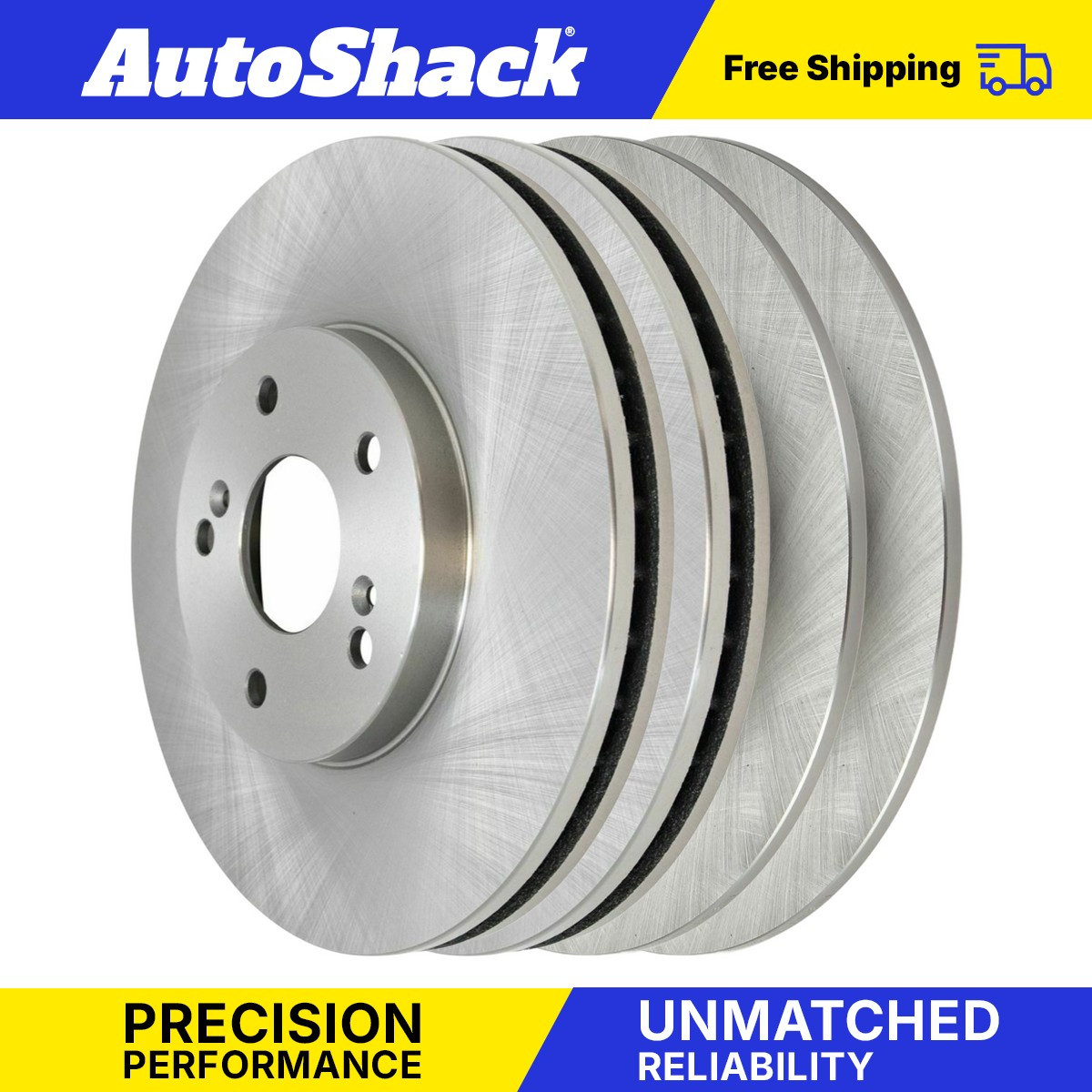 Front & Rear Brake Rotors Set of 4 for 2005-2012 Honda Accord 2.4L 3.0L 3.5L V6