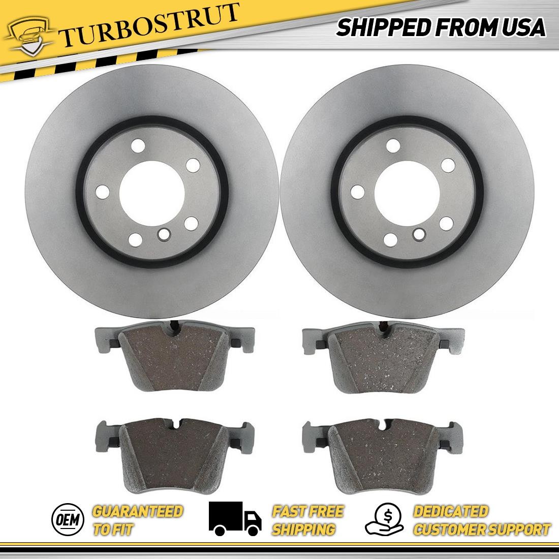 3 Front Brake Pads For 2012-2015 BMW 328i 2.0L