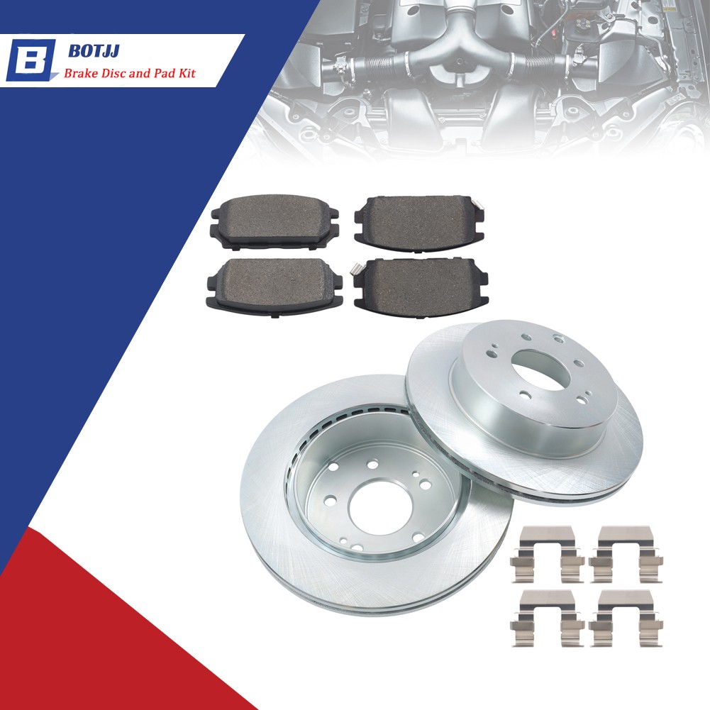 Rear Brake Disc and Pad Kit For Mitsubishi Eclipse Galant 2007-2009 3.8L V6 GAS
