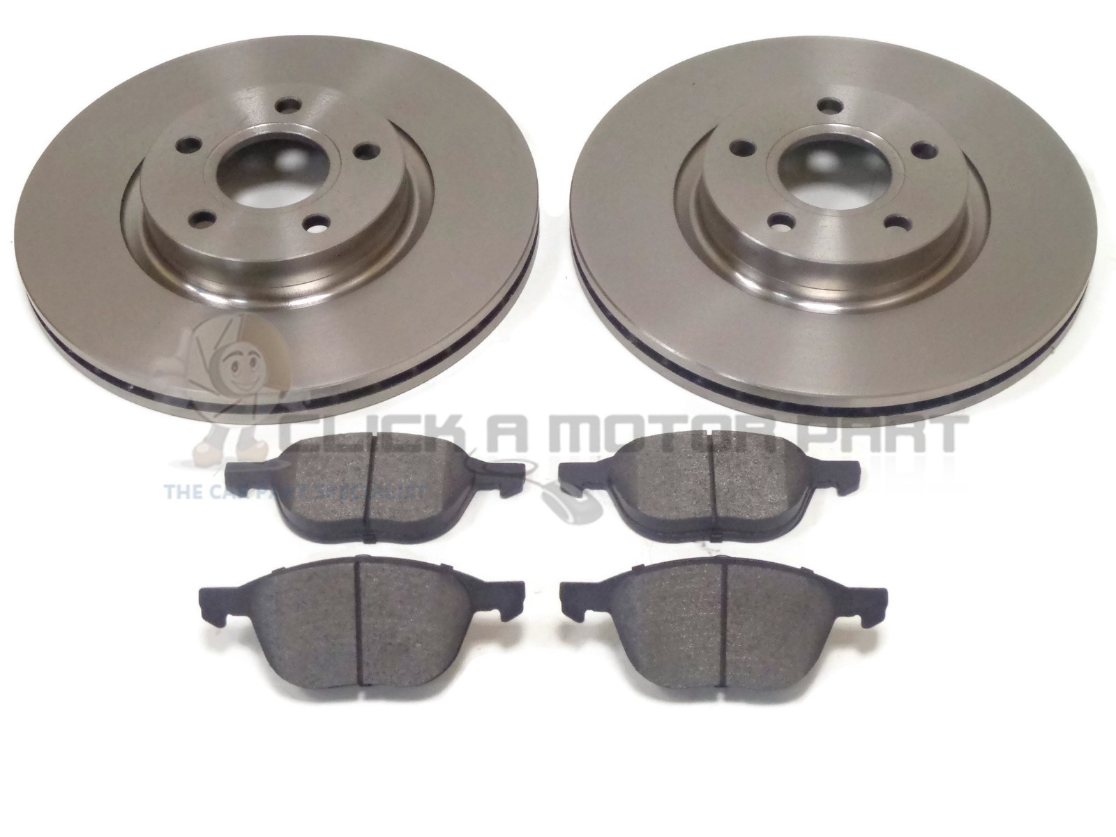 FORD C-MAX 2011-2017 1.0 1.5 1.6 FRONT 2 BRAKE DISCS & PADS (CHECK SIZE 278MM)