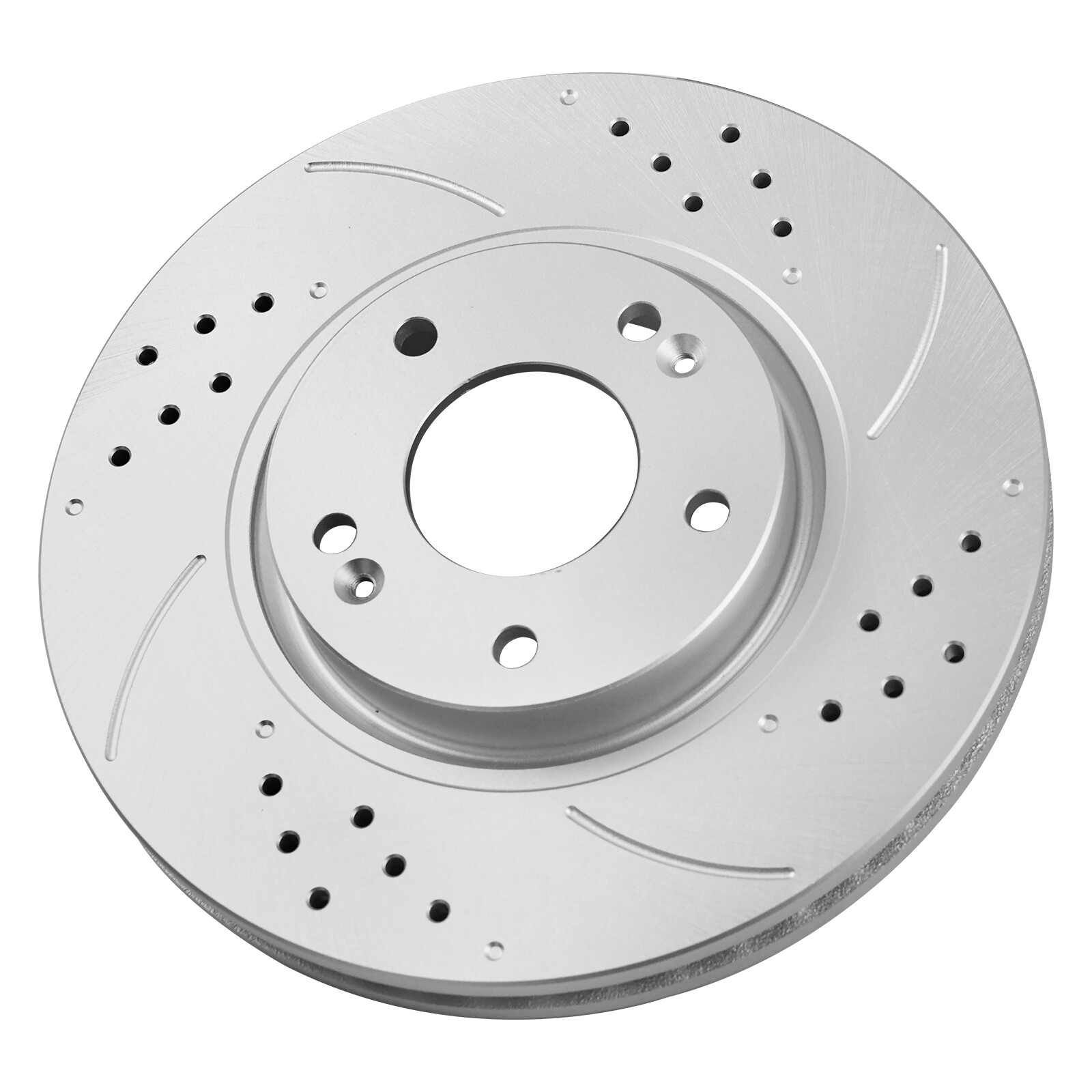 Front Drilled Brake Rotors + Ceramic Brake Pads for Hyundai Tucson Kia Sportage