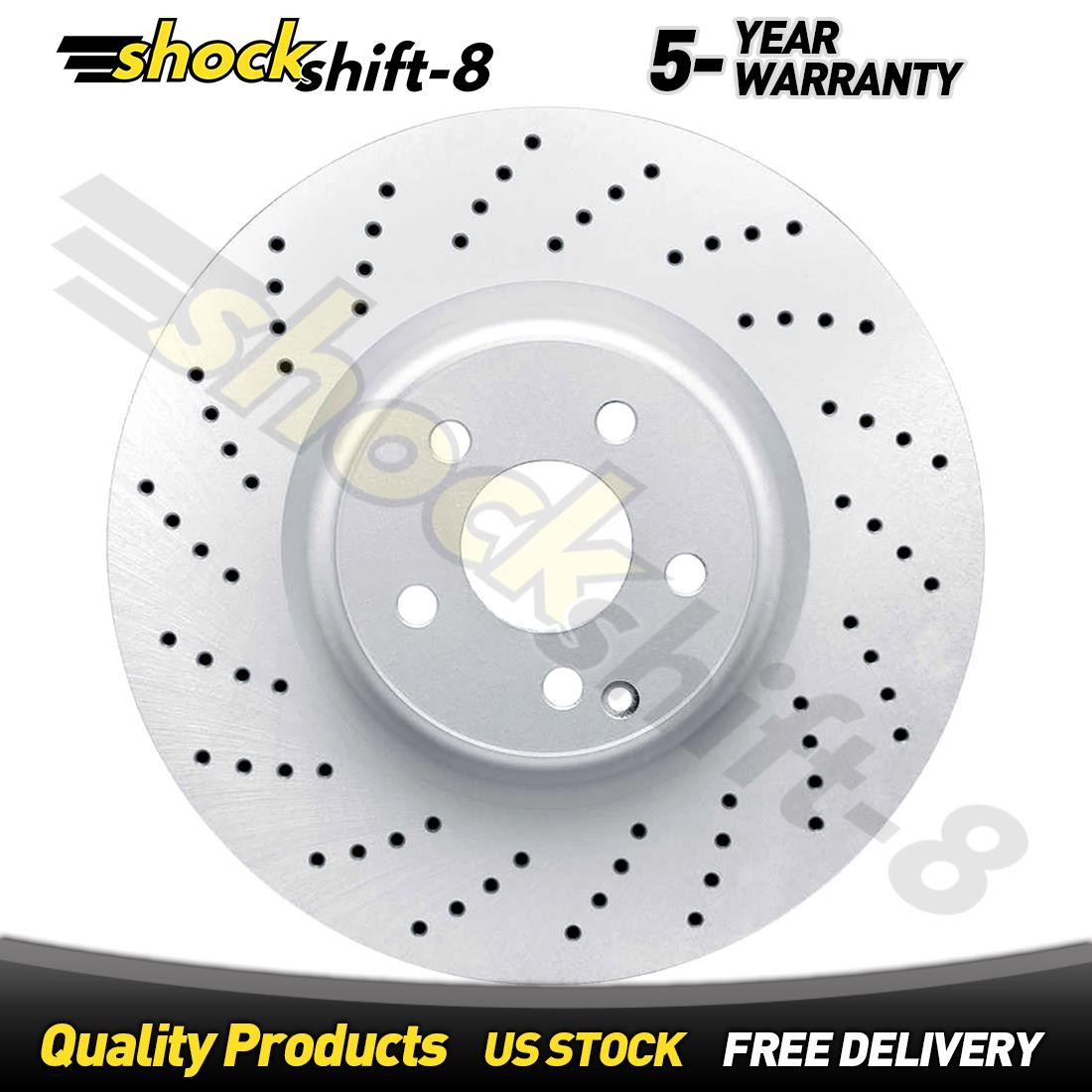 Front Disc Brake Rotors For 2003-2006 Mercedes-Benz CL55 AMG S55 AMG