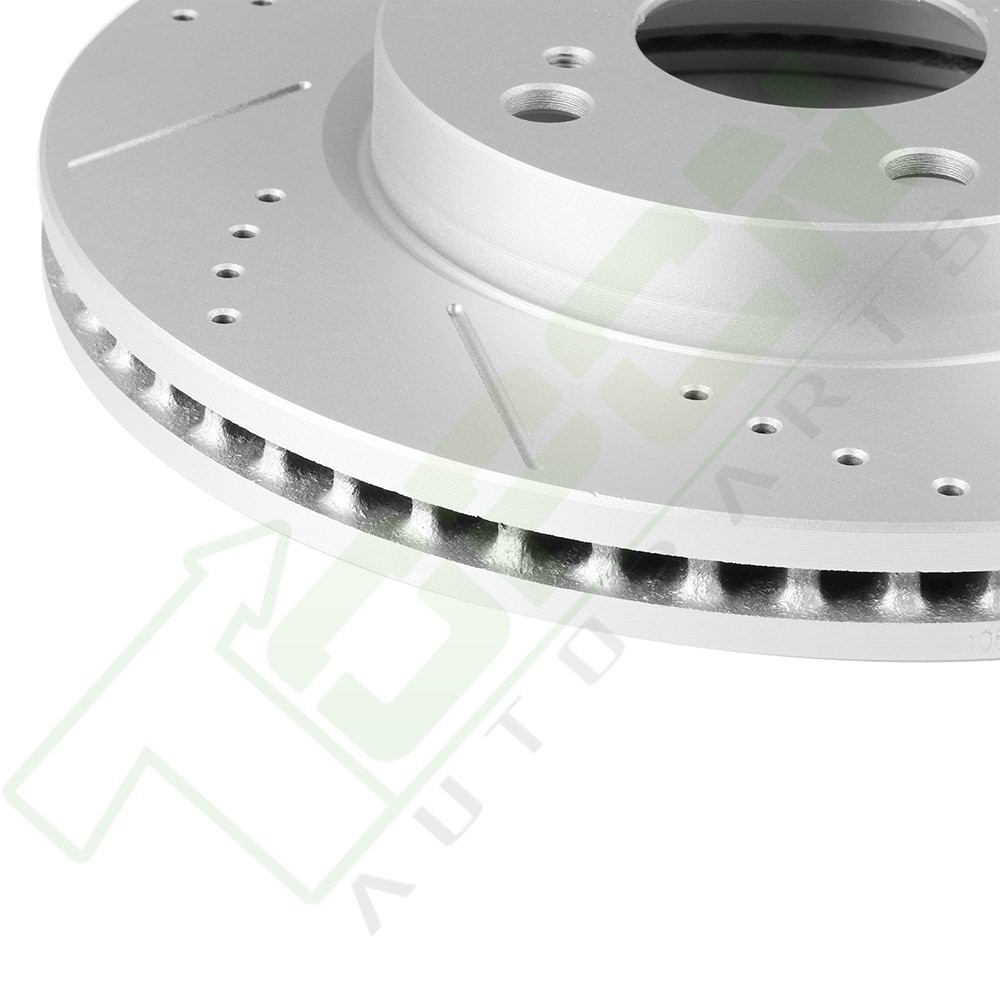 4 pcs Front Rear Brake Discs Rotors For Toyota Rav4 2013 – 2017 Drill and Slot