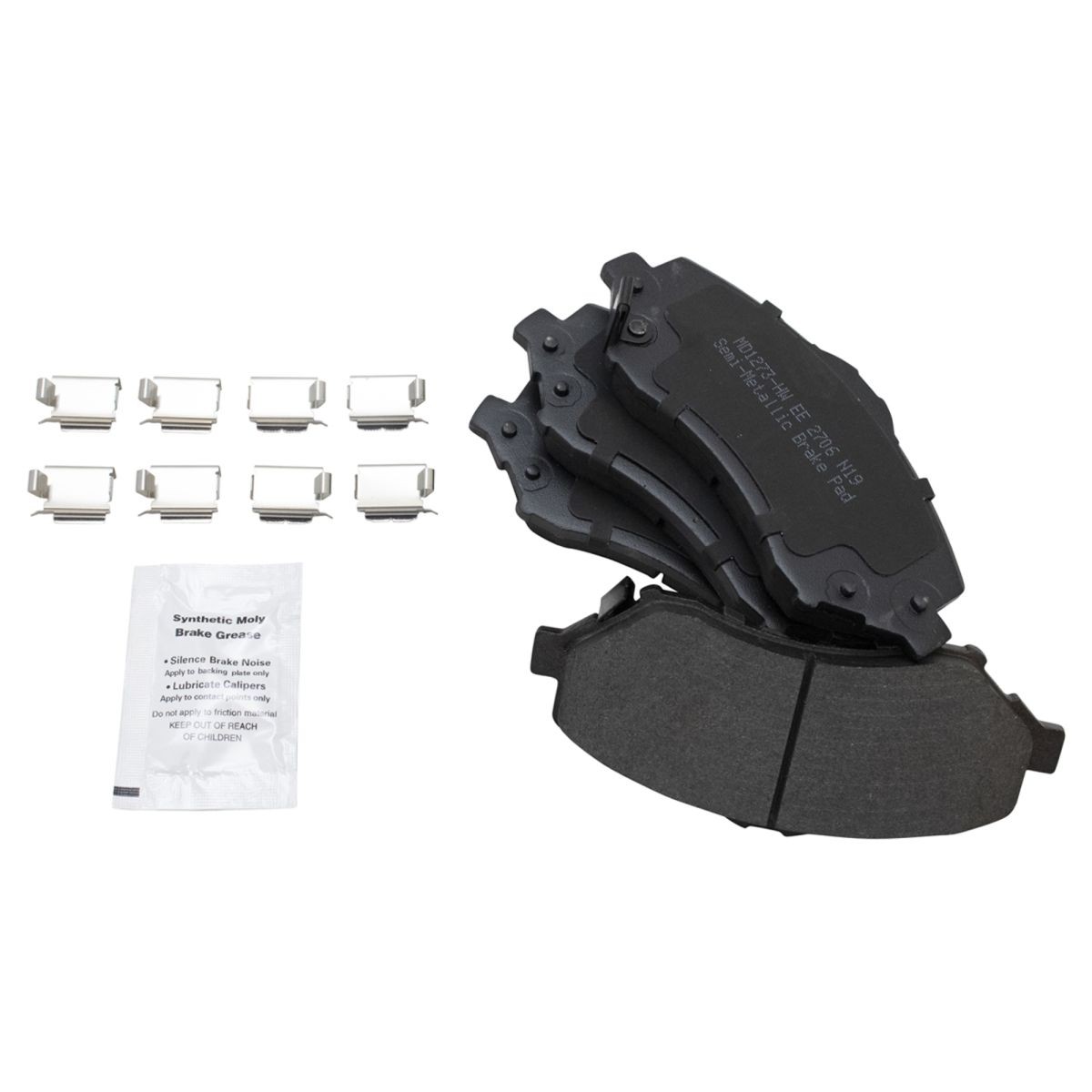 TRQ Brake Pad & Rotor Metallic Front Rear Kit for Dodge Nitro Jeep Liberty