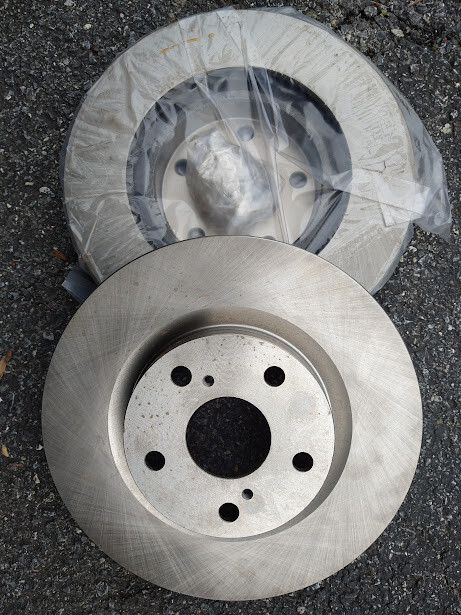 Pair 2 Front 296MM Brake Rotors ’08-18 Toyota Avalon ’16-19 Mirai ’06-2021 RAV4
