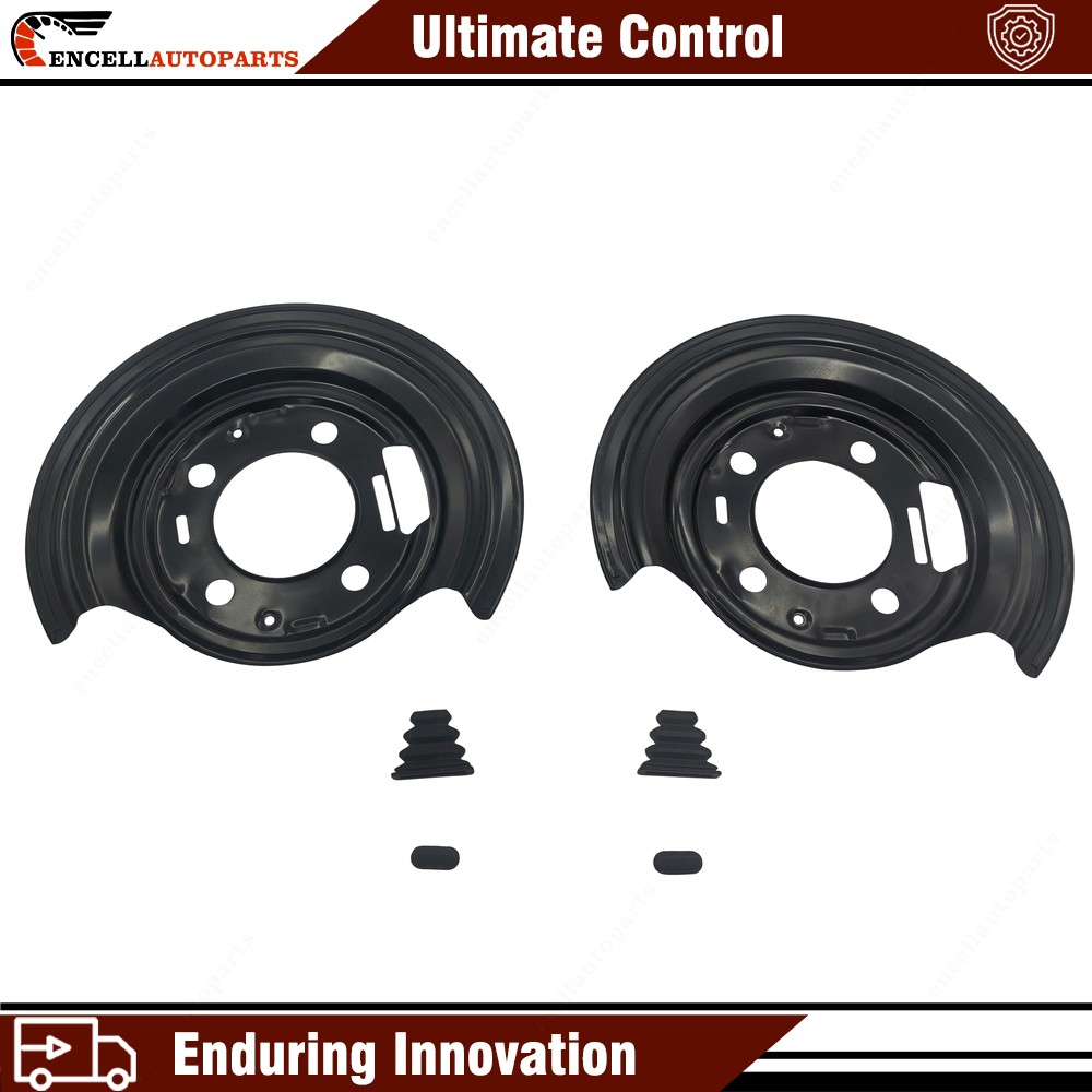 Set of 2 Brake Backing Plates Rear For Ram Truck 3500 2500 2009-2010 924-237 New