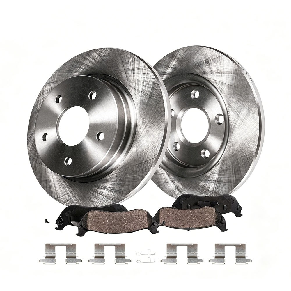 12.17” (309mm) Rear Brake Rotors Ceramic Pads for 2008 – 2013 Toyota Highlander